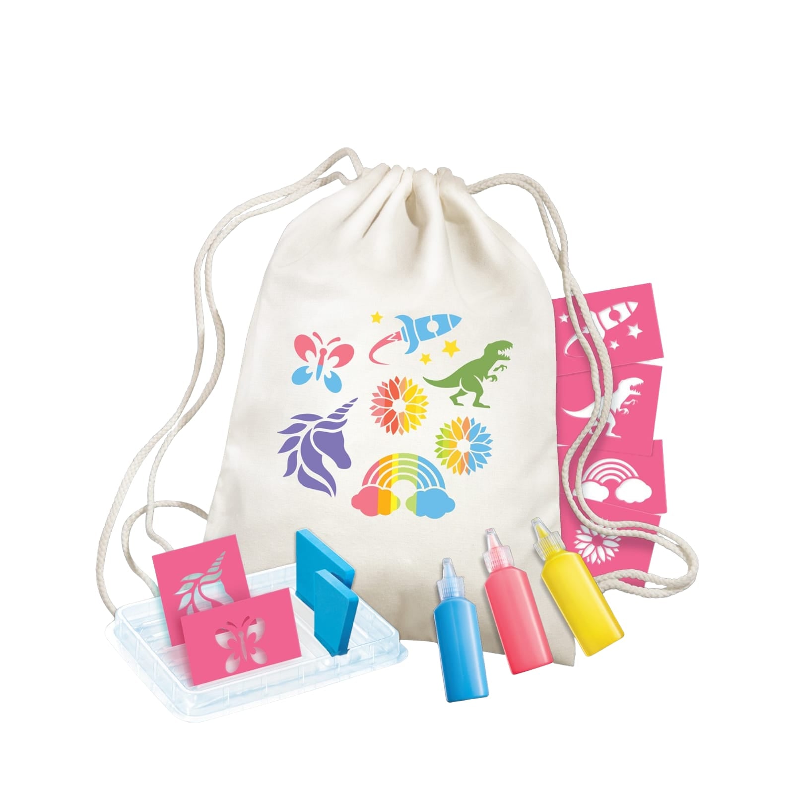 KidzMaker - Stencil Backpack Printing