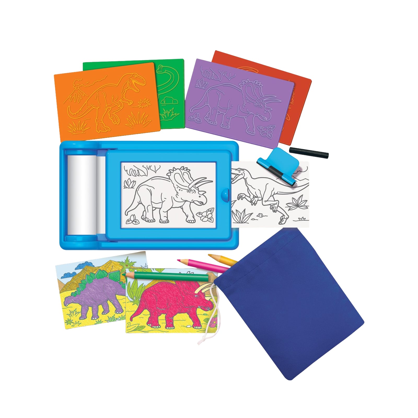 KidzMaker - Dinosaur Rub Art Studio