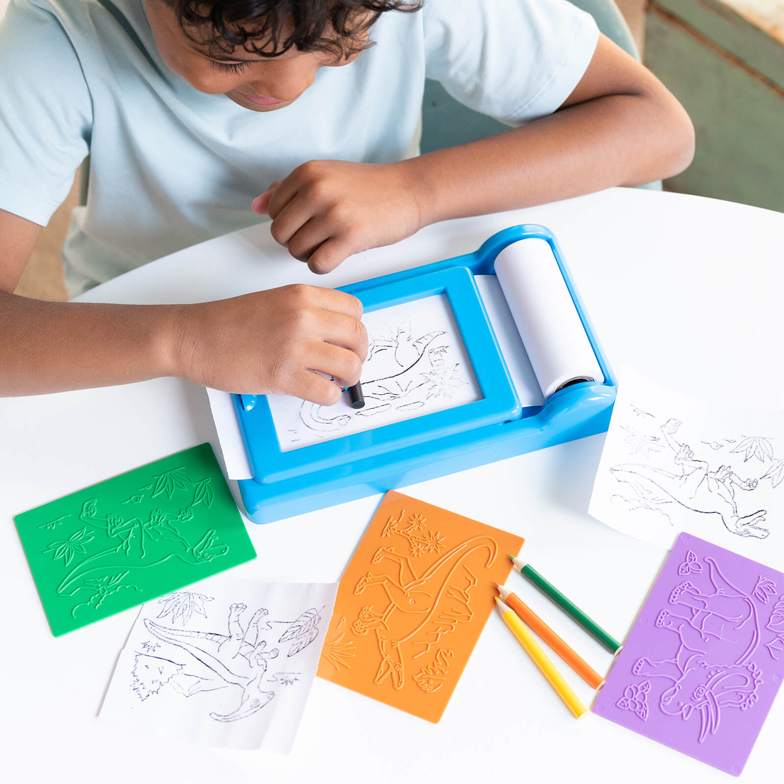 KidzMaker - Dinosaur Rub Art Studio