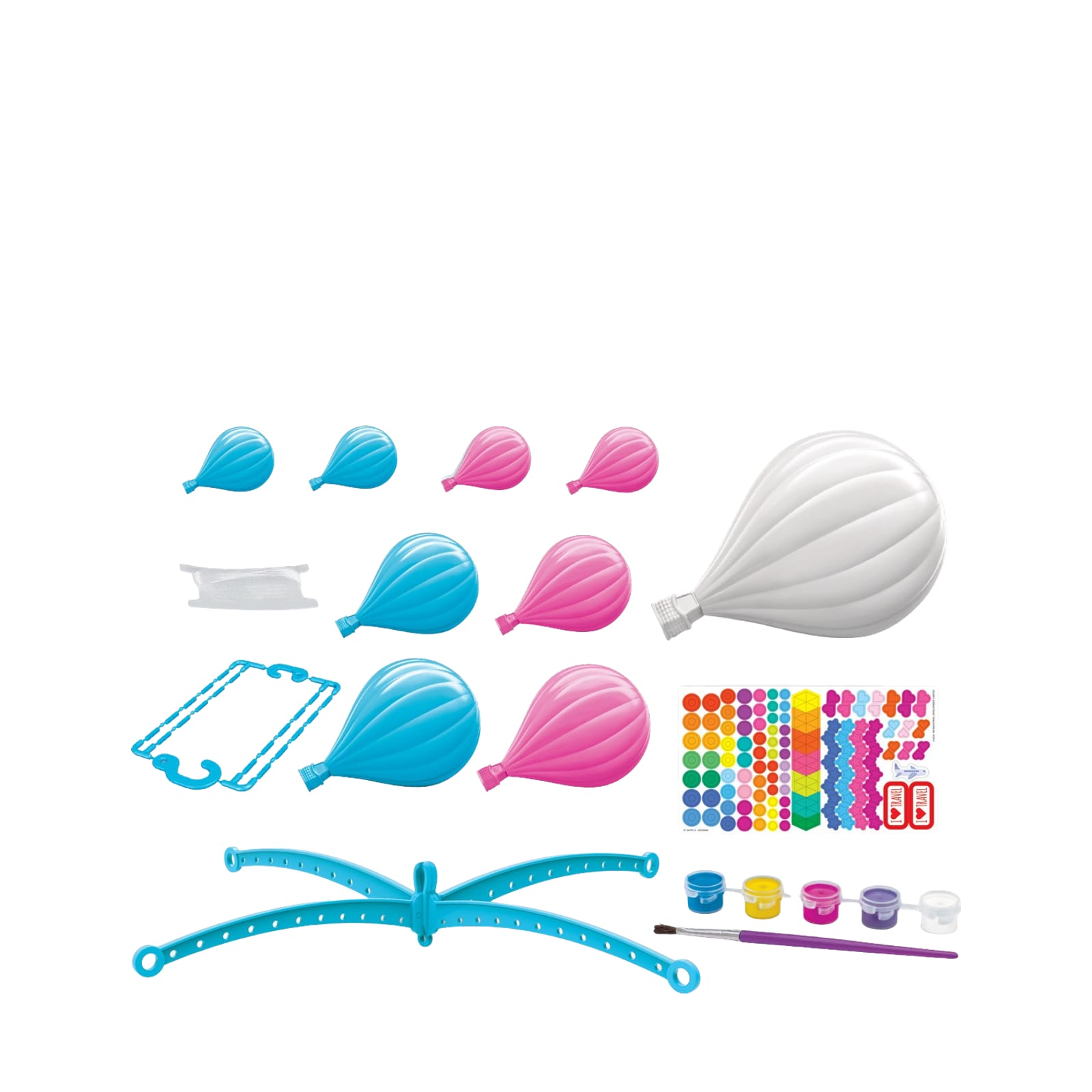 KidzMaker - Paint Your Own Hot Air Balloons Mobile