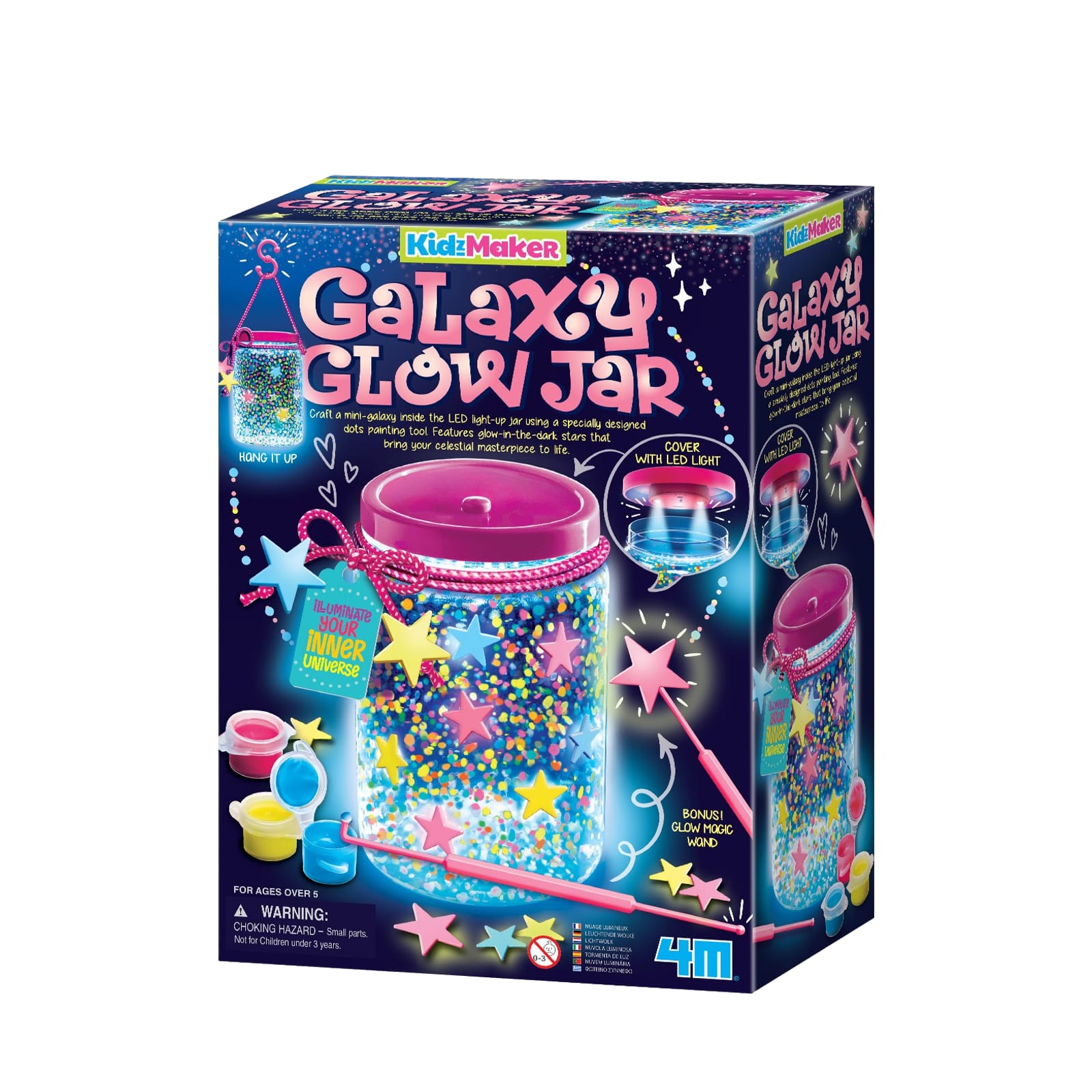KidzMaker - Galaxy Glow Jar