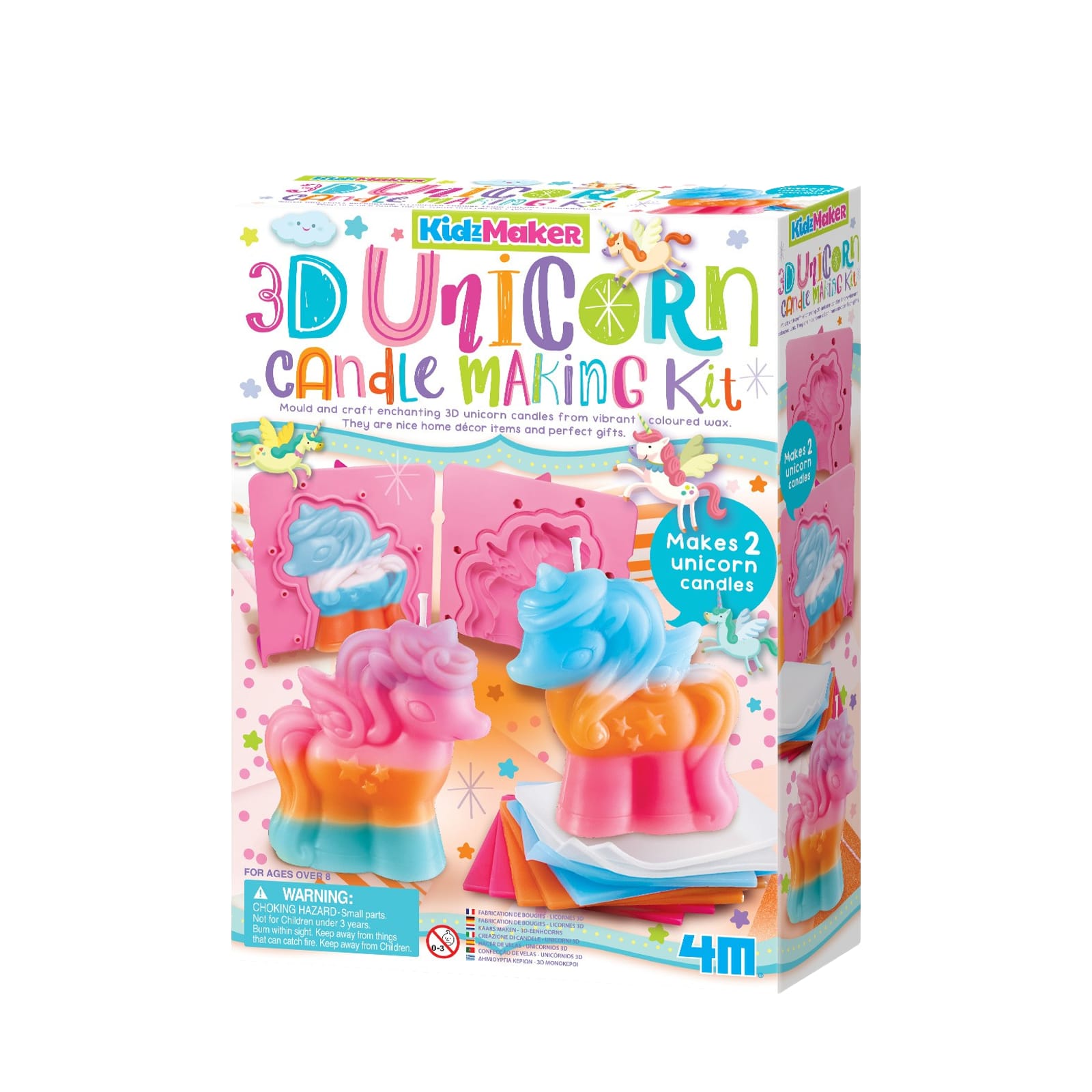 KidzMaker - 3D Unicorn Candle Making Kit