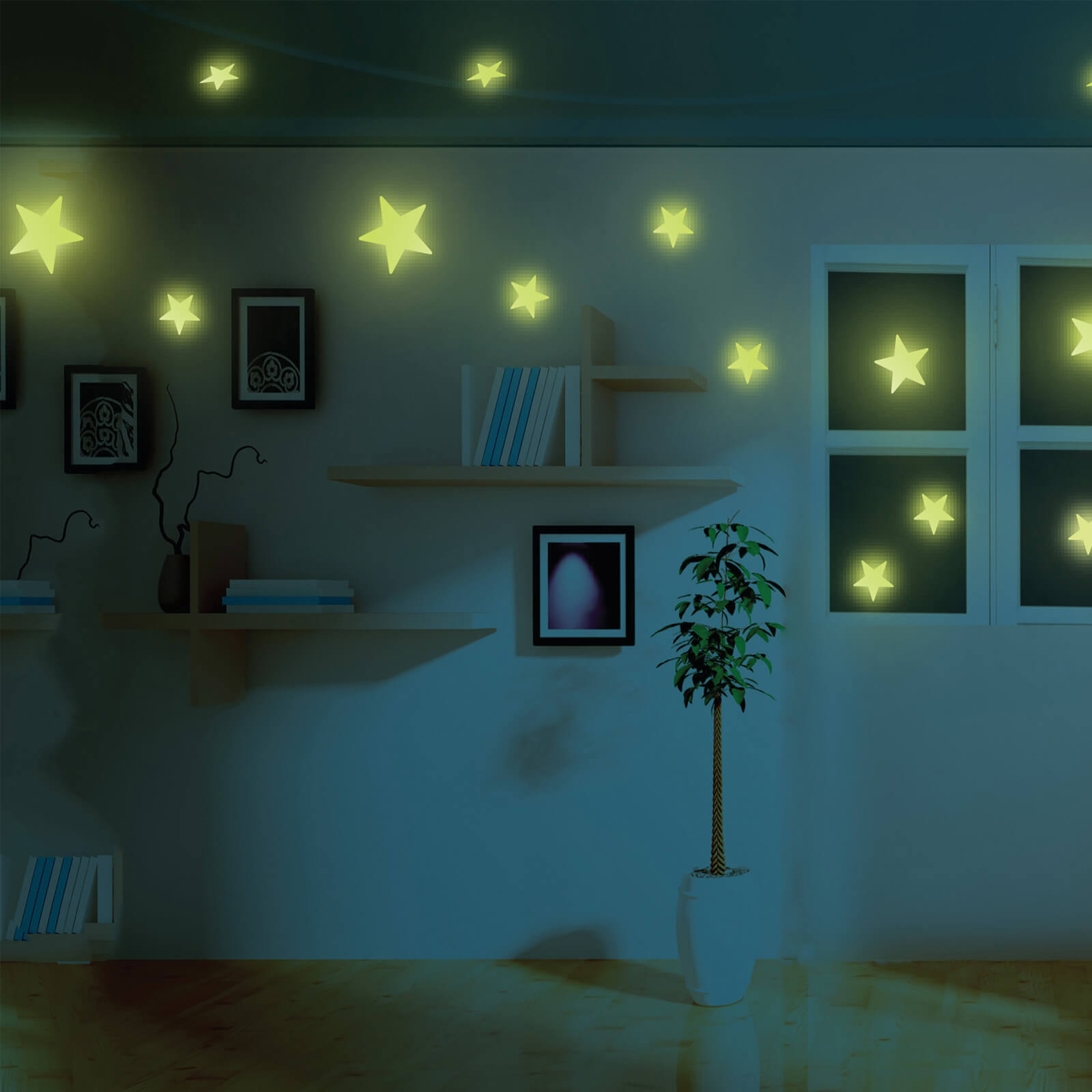 Glow In The Dark - Mini Stars