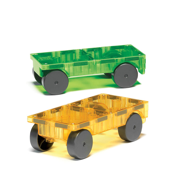 Green and Yellow Cars 2 Piece Set
