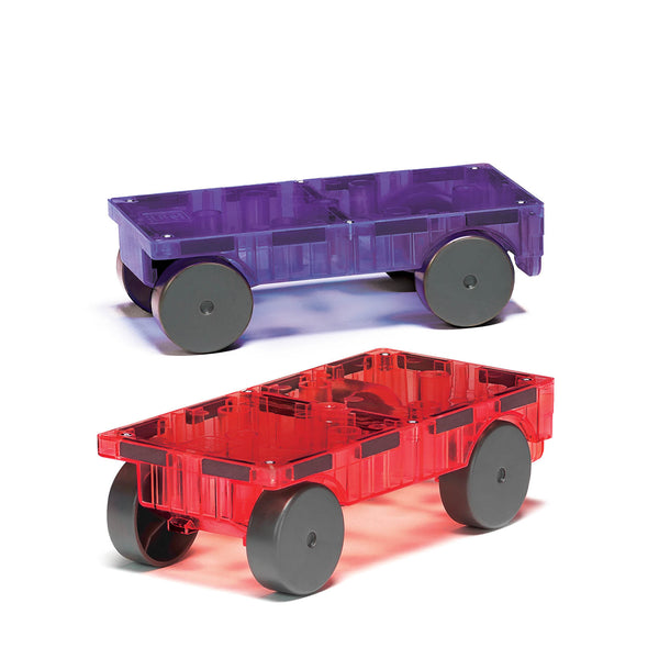 Purple and Red Cars 2 Piece Set