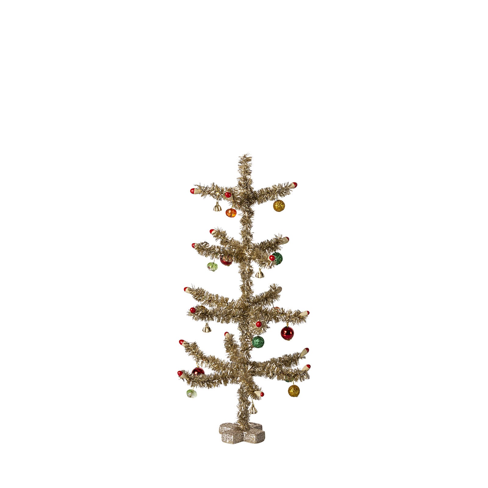 Christmas Tree - Gold - Red and Green Decoration