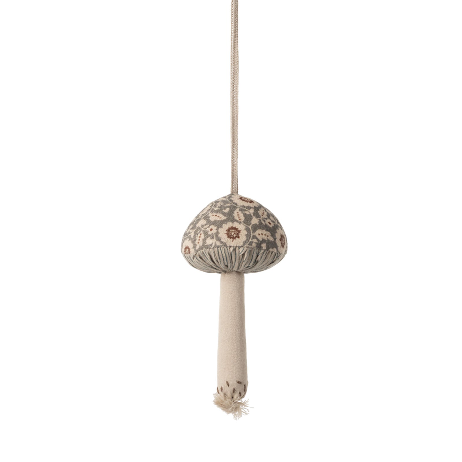 Mushroom Tree Ornament - Winter Flower Green