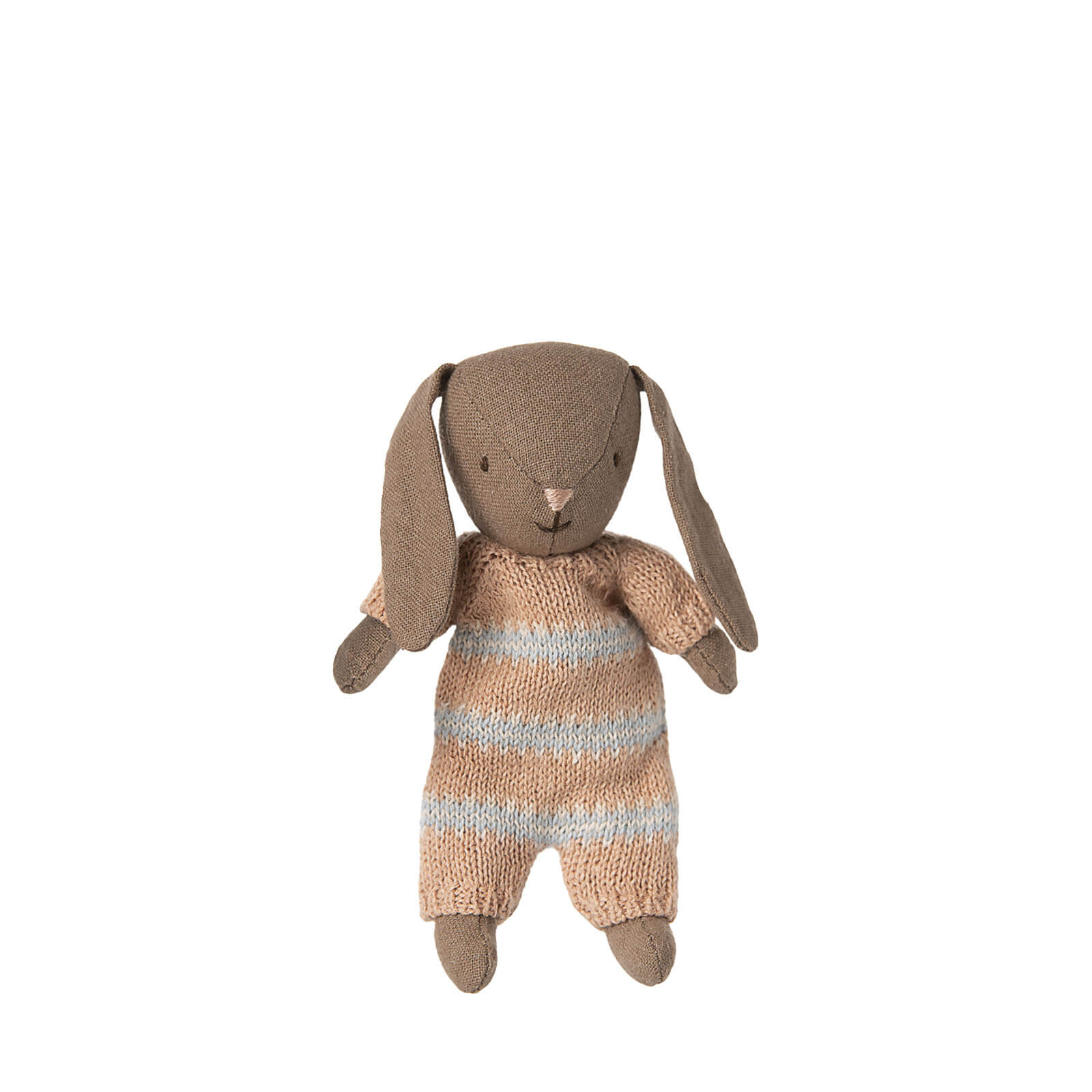 Bunny - Micro - Brown and Dusty Rose Knitted Suit