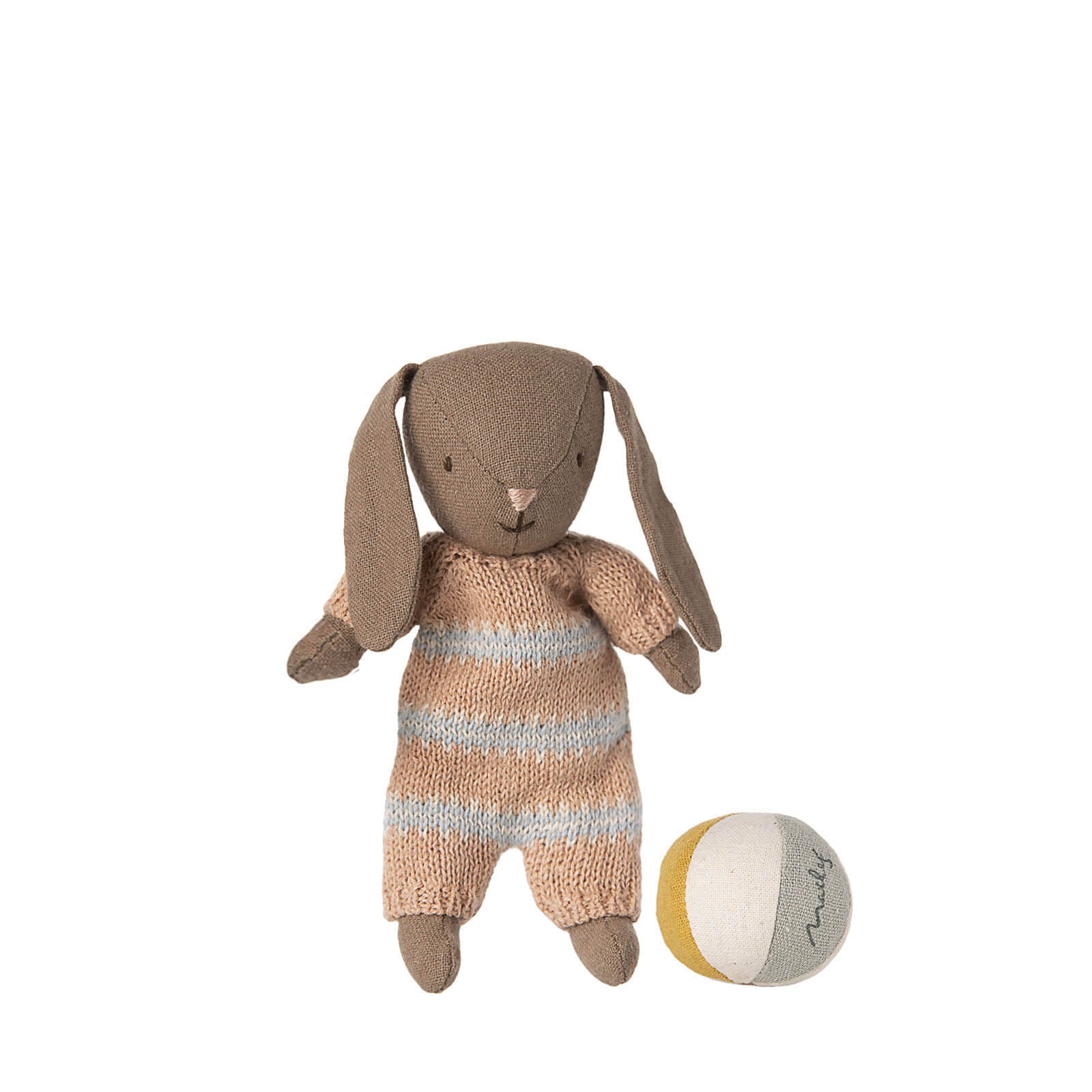 Bunny Set - Micro - Brown and Dusty Rose