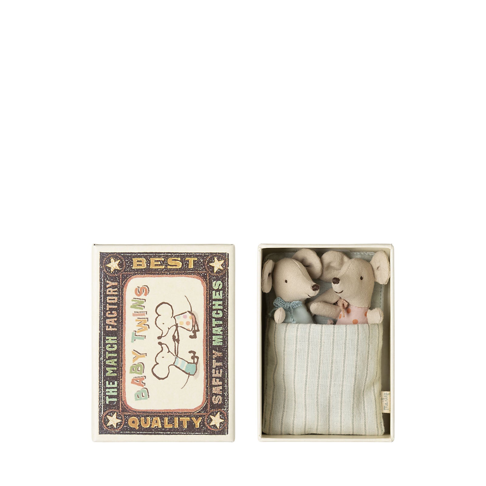 Baby Mice In Matchbox - Twins