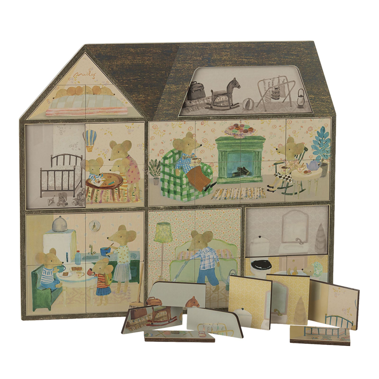 Mouse Hole Farmhouse Puzzle