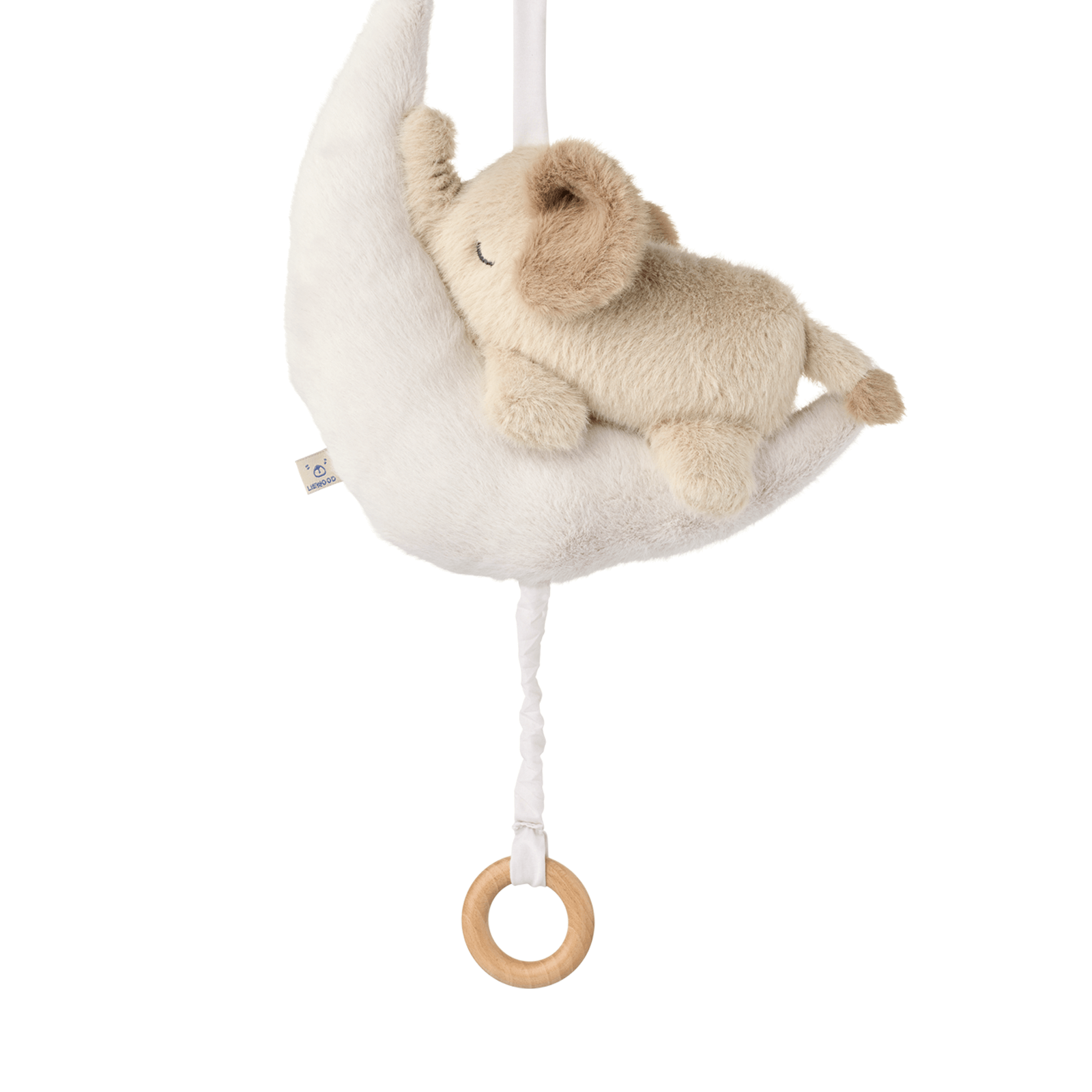 Mandy Baby Elephant Music Mobile - Mist Sandy