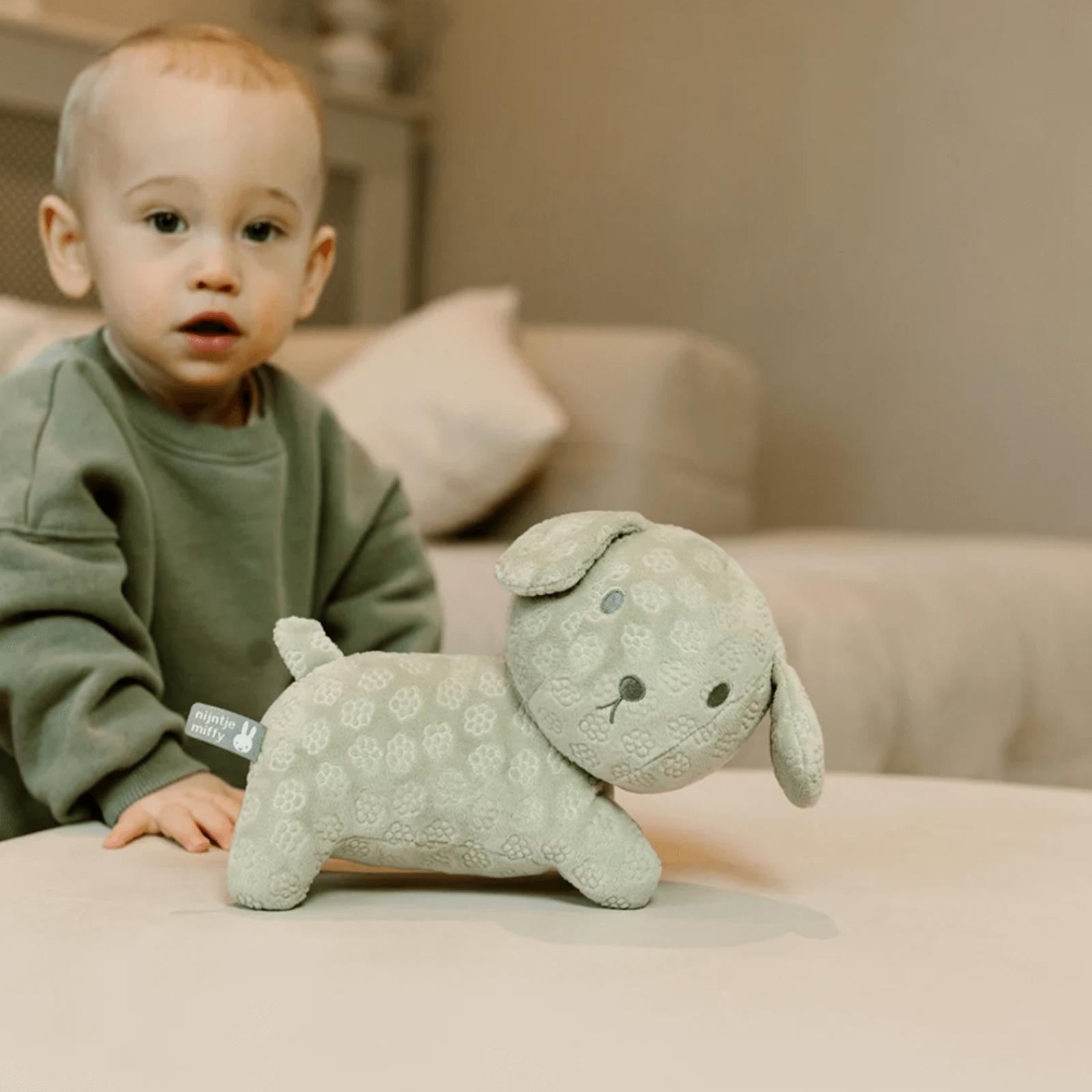 Snuffie Cuddle Toy 25cm - Flower Green