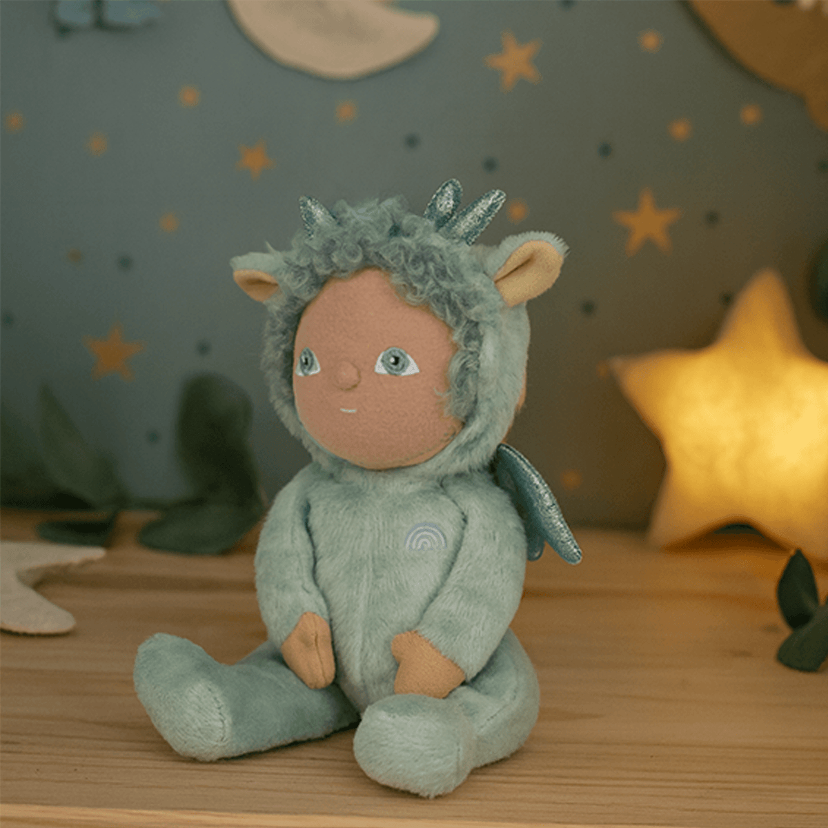 Dinky Dinkum Doll - Dante Dragon Green