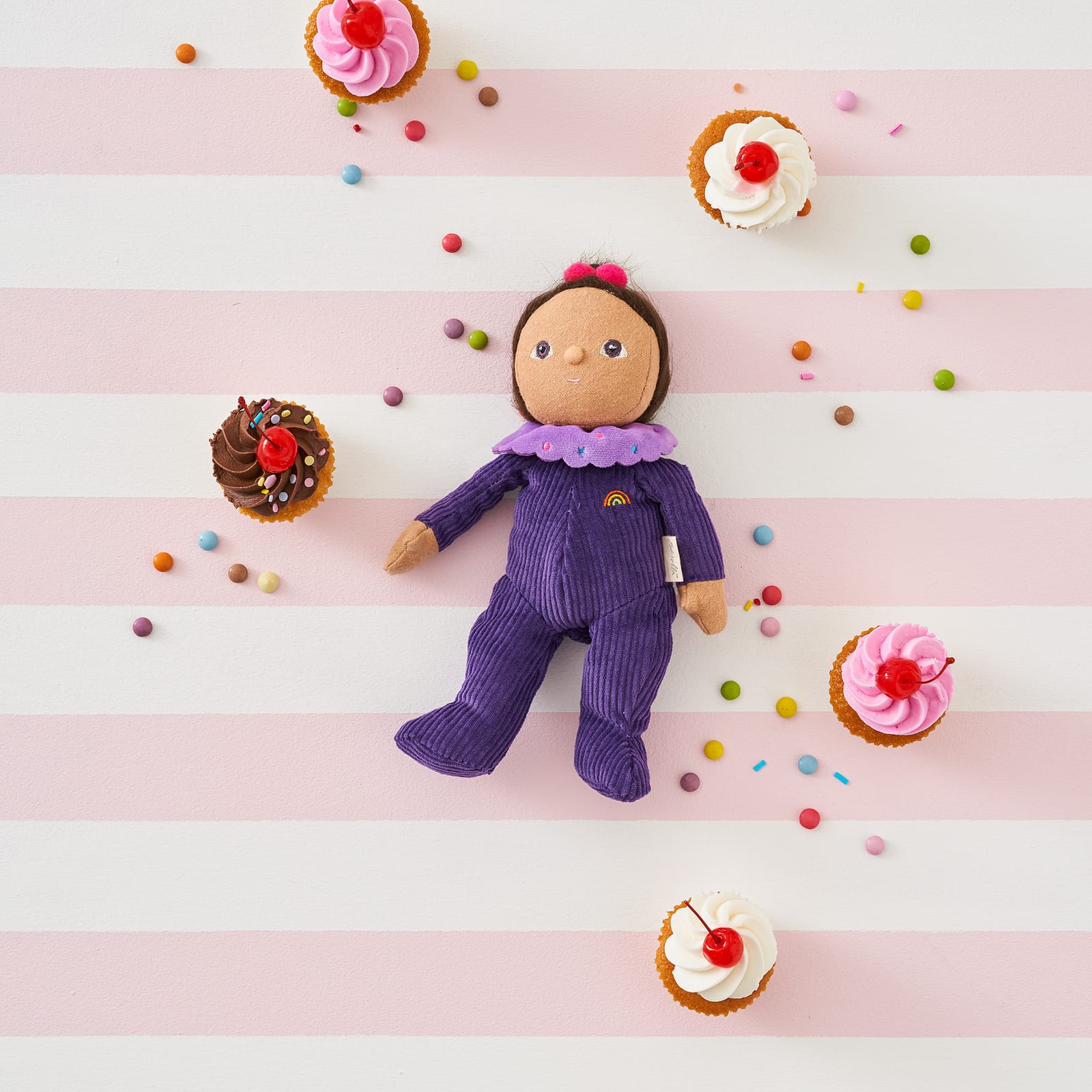 Dinky Dinkum Doll - Freya Fondant Violet