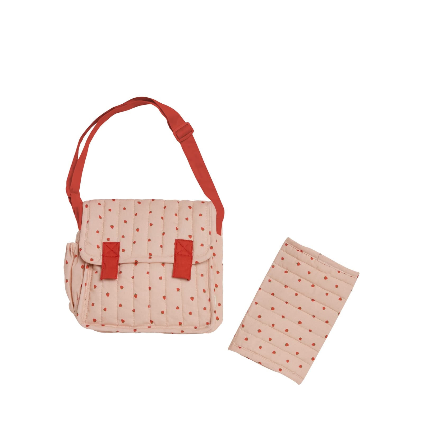 Carrie Convertible Changing Set - Strawberry