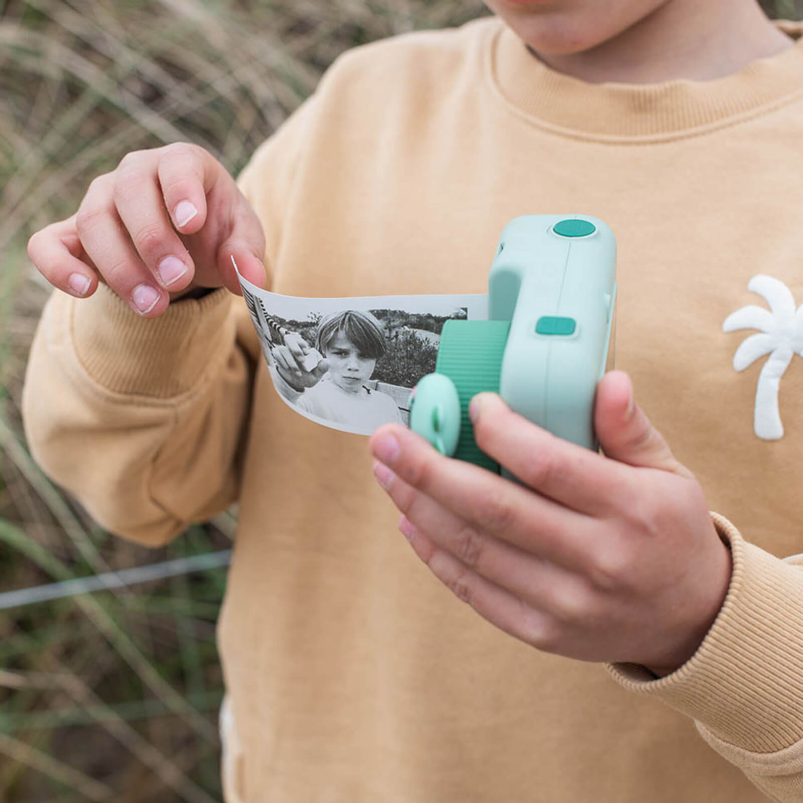 Digital Camera with Print - Dino Green