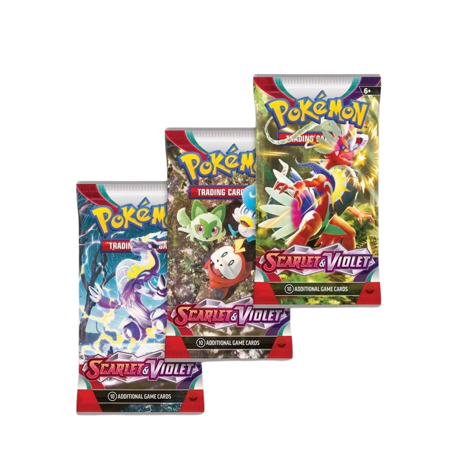 Scarlet & Violet - 3 Booster Packs & Arcanine Promo Card