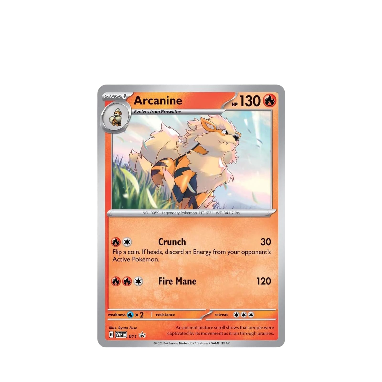 Scarlet & Violet - 3 Booster Packs & Arcanine Promo Card