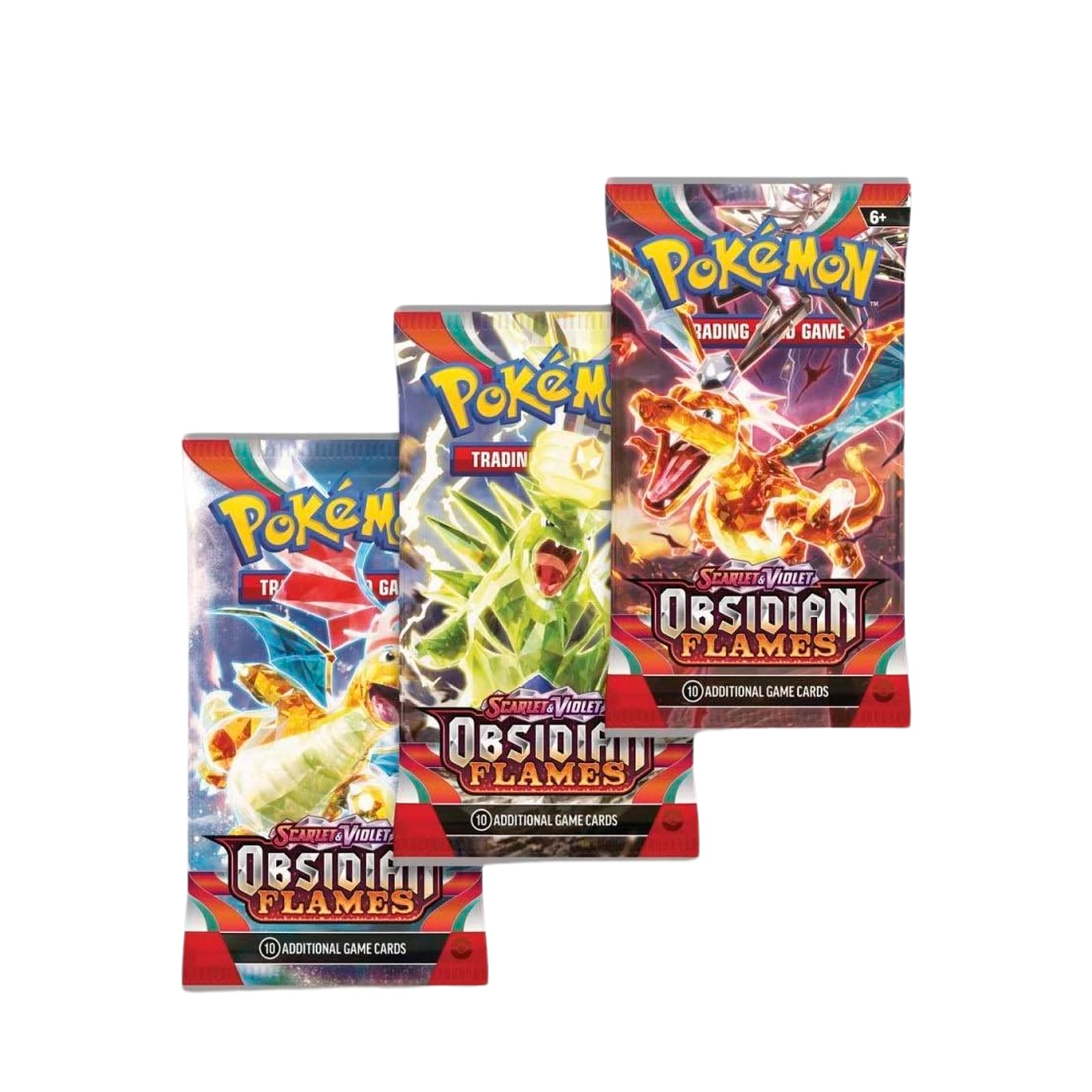 Scarlet & Violet Obsidian Flames - 3 Booster Packs & Houndstone Promo Card