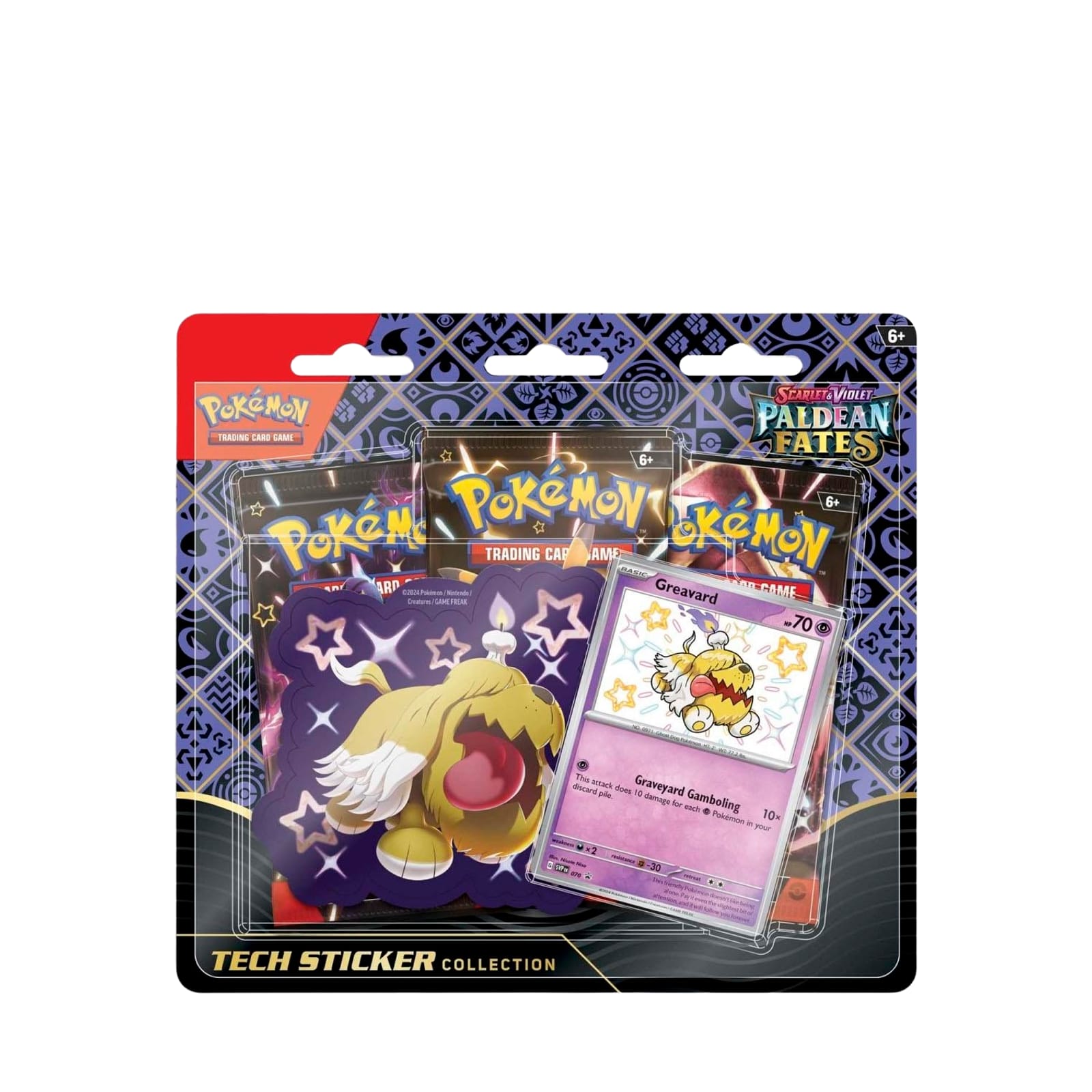 Scarlet & Violet - Paldean Fates Tech Sticker Box - Shiny Greavard