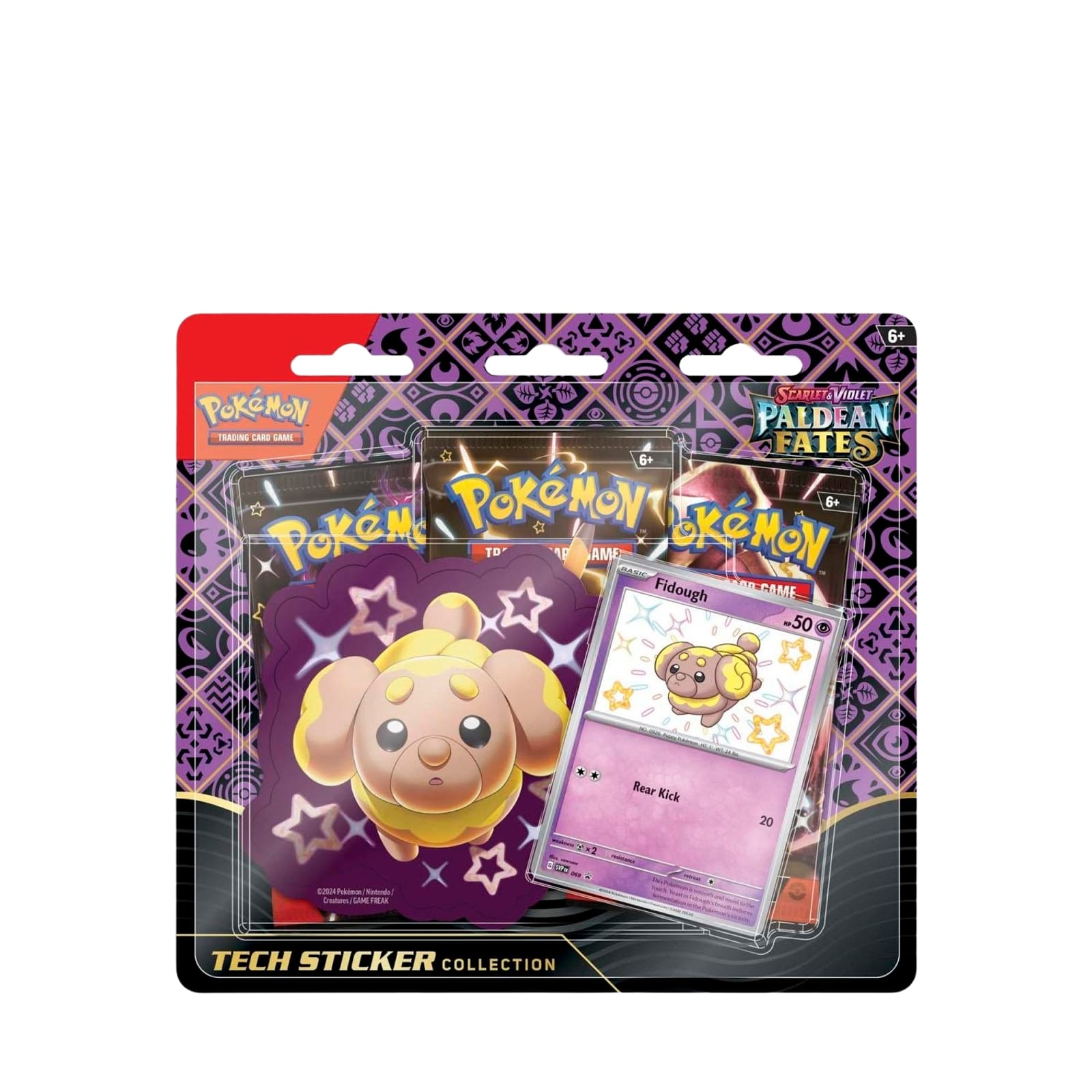 Scarlet & Violet - Paldean Fates Tech Sticker Box - Shiny Fidough