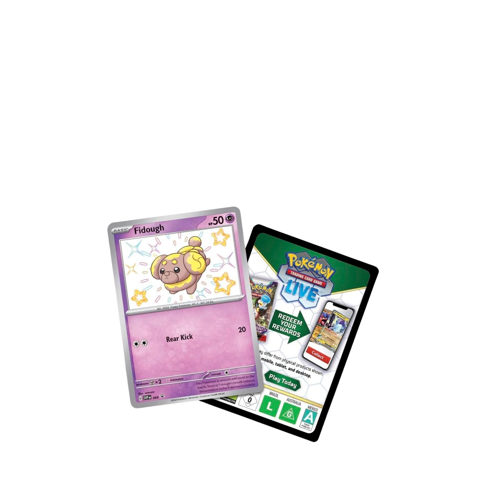 Scarlet & Violet - Paldean Fates Tech Sticker Box - Shiny Fidough