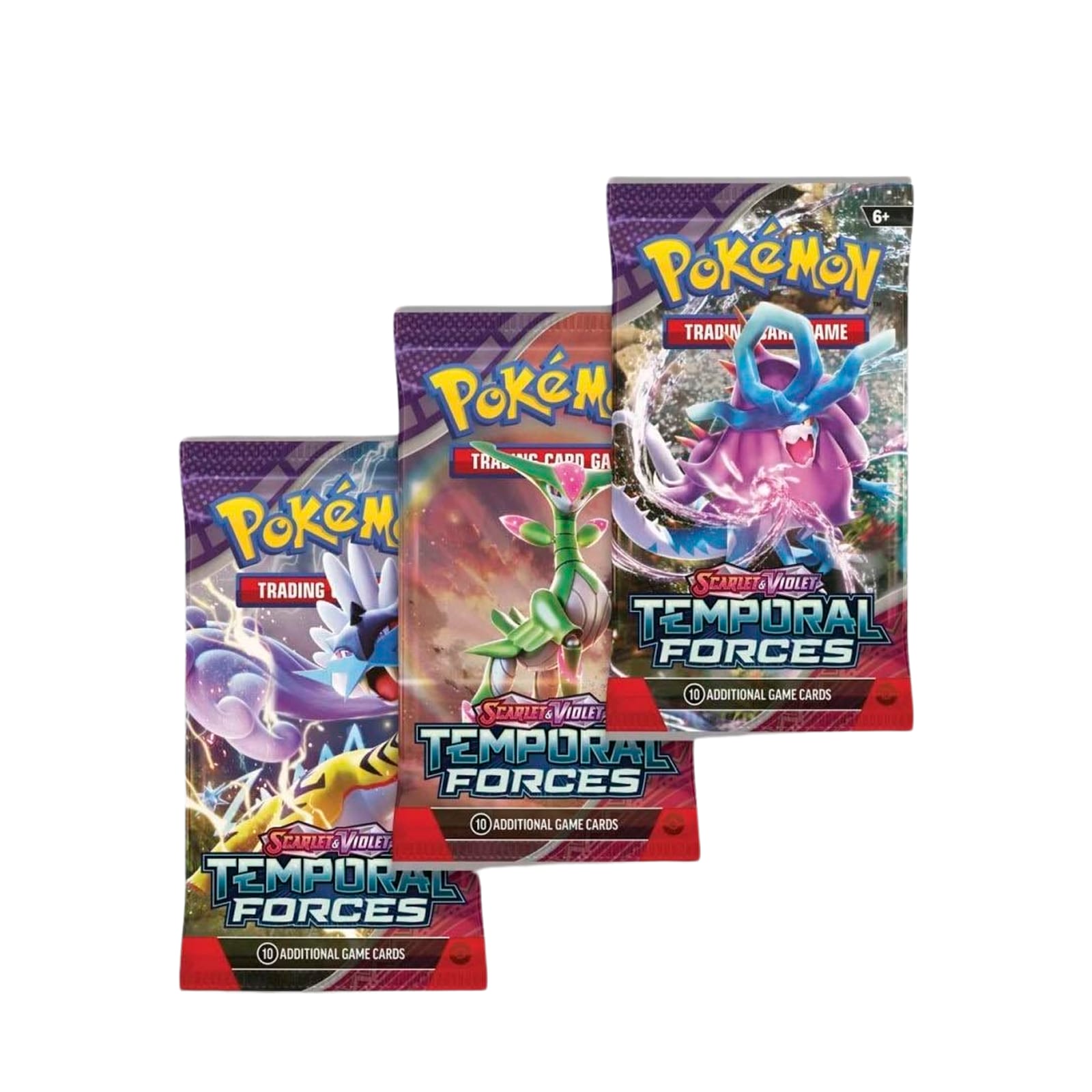 Scarlet & Violet - Temporal Forces - 3 Booster Packs & Cleffa Promo Card