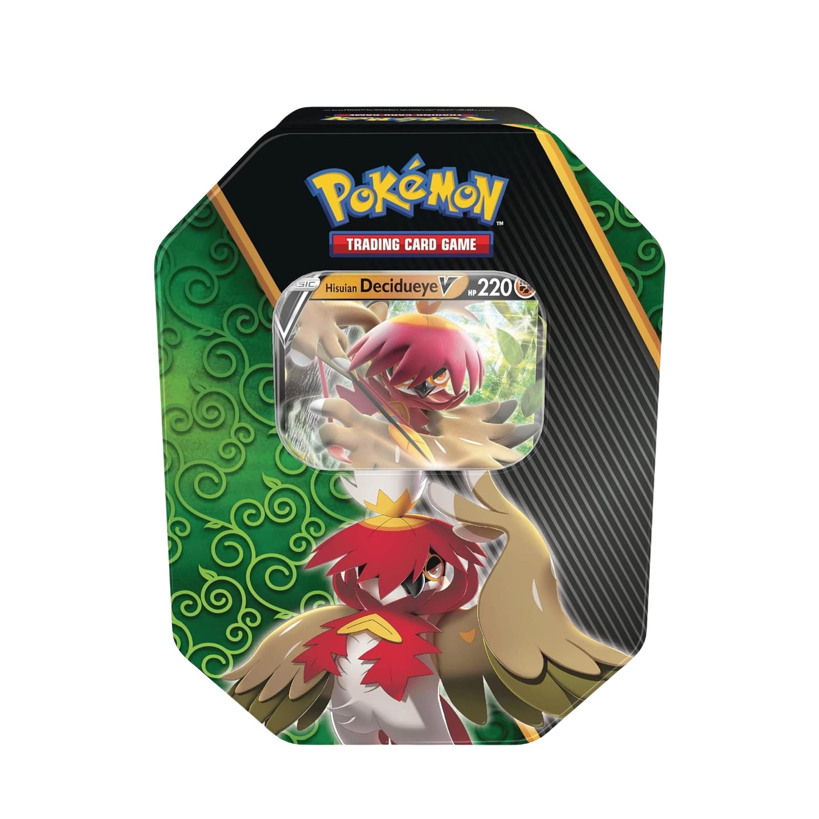 Divergent Powers Tins - 1 Foil Card & 4 Booster Packs - Hisuian Decidueye V