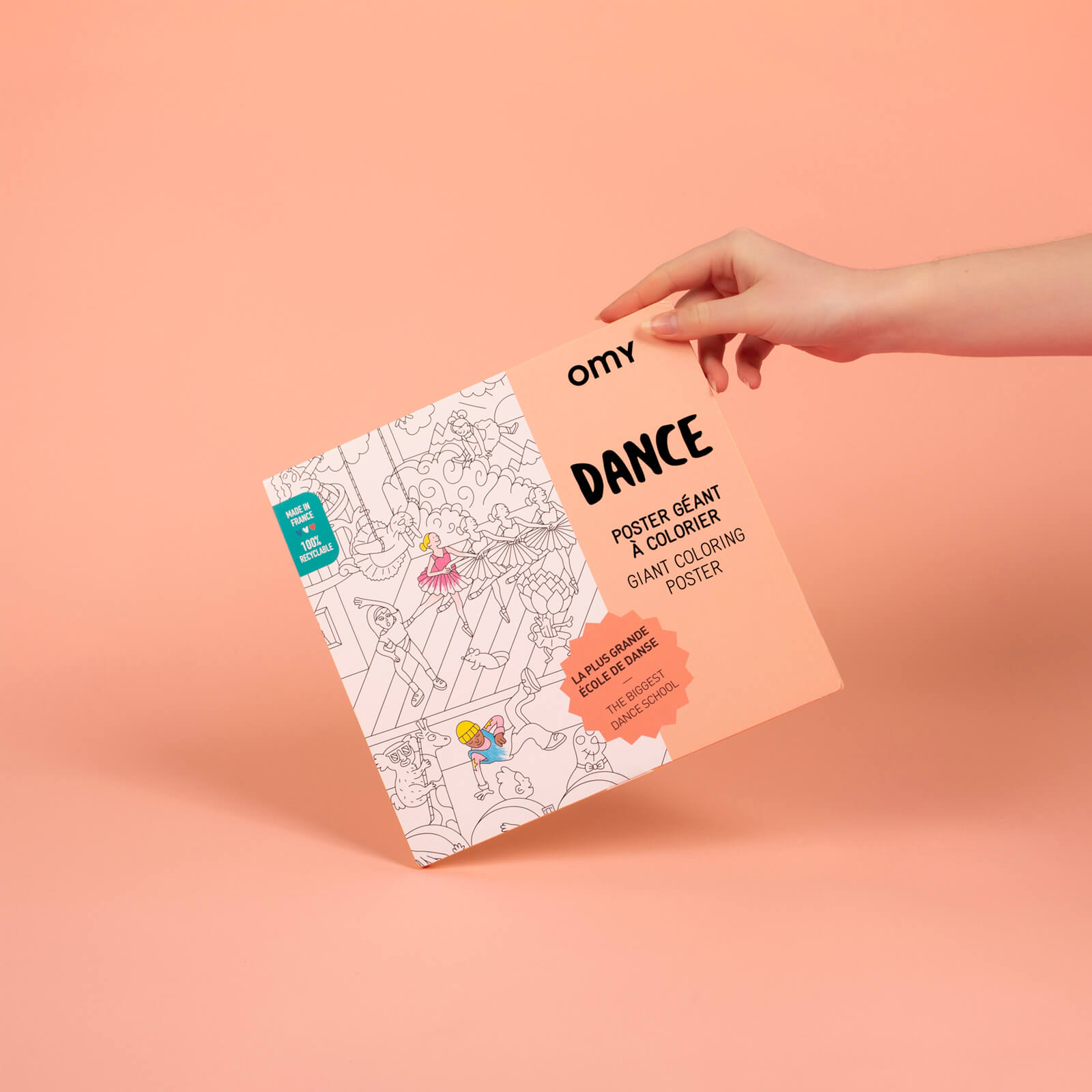 Colouring Poster - Dance