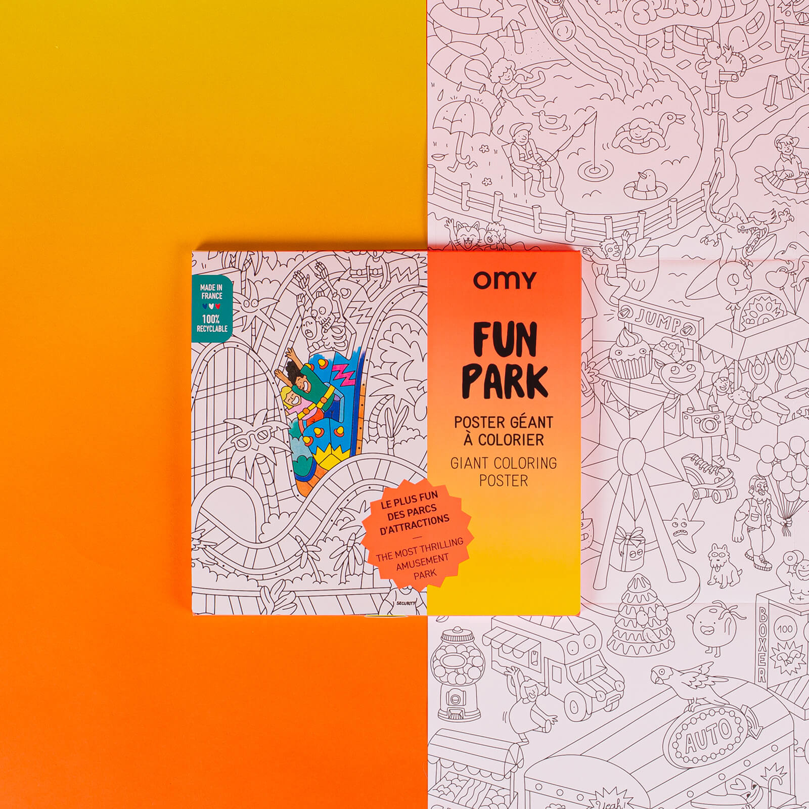 Colouring Poster - Fun Park
