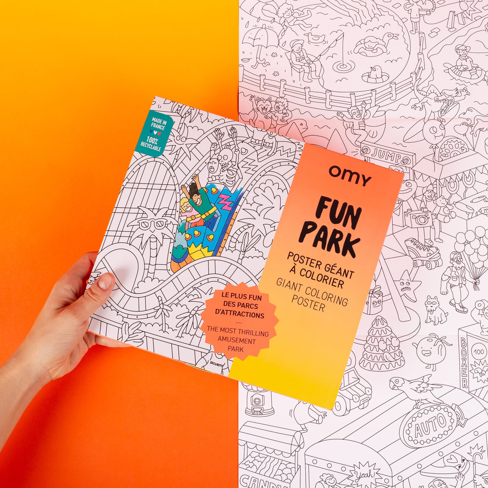 Colouring Poster - Fun Park