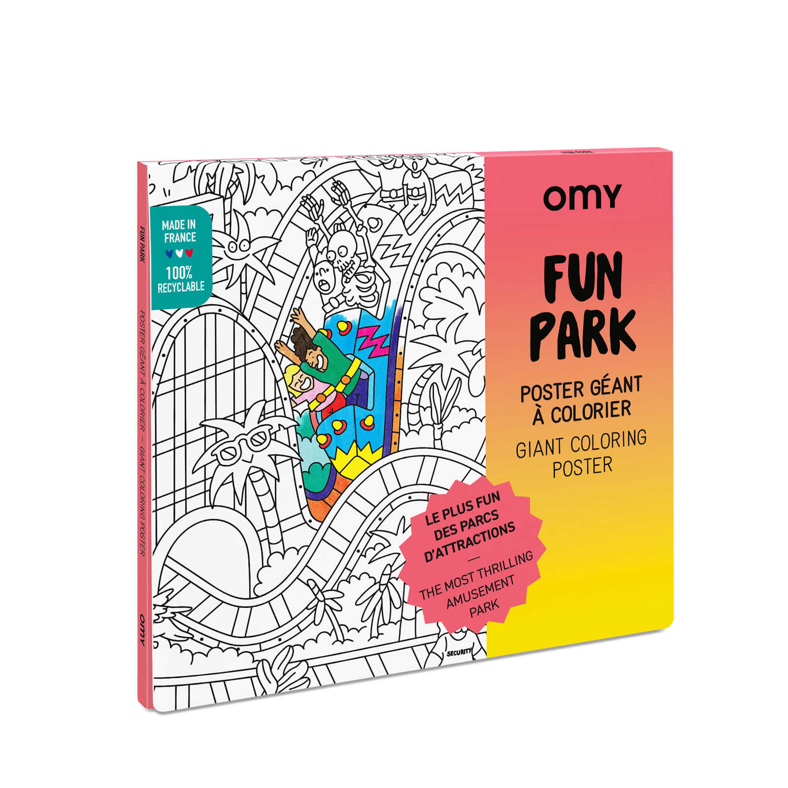 Colouring Poster - Fun Park