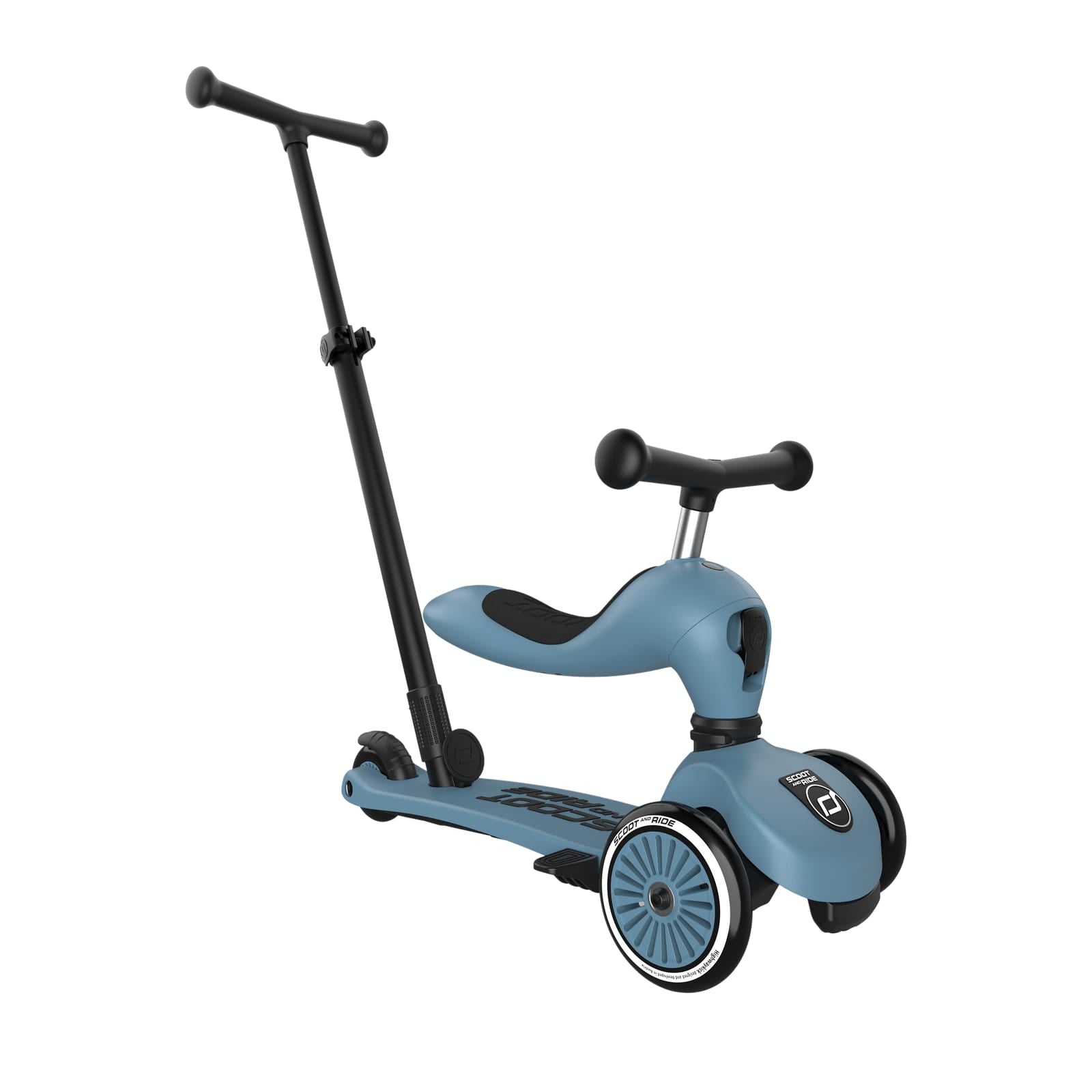 Highwaykick 1 Scooter - Push and Go - Steel