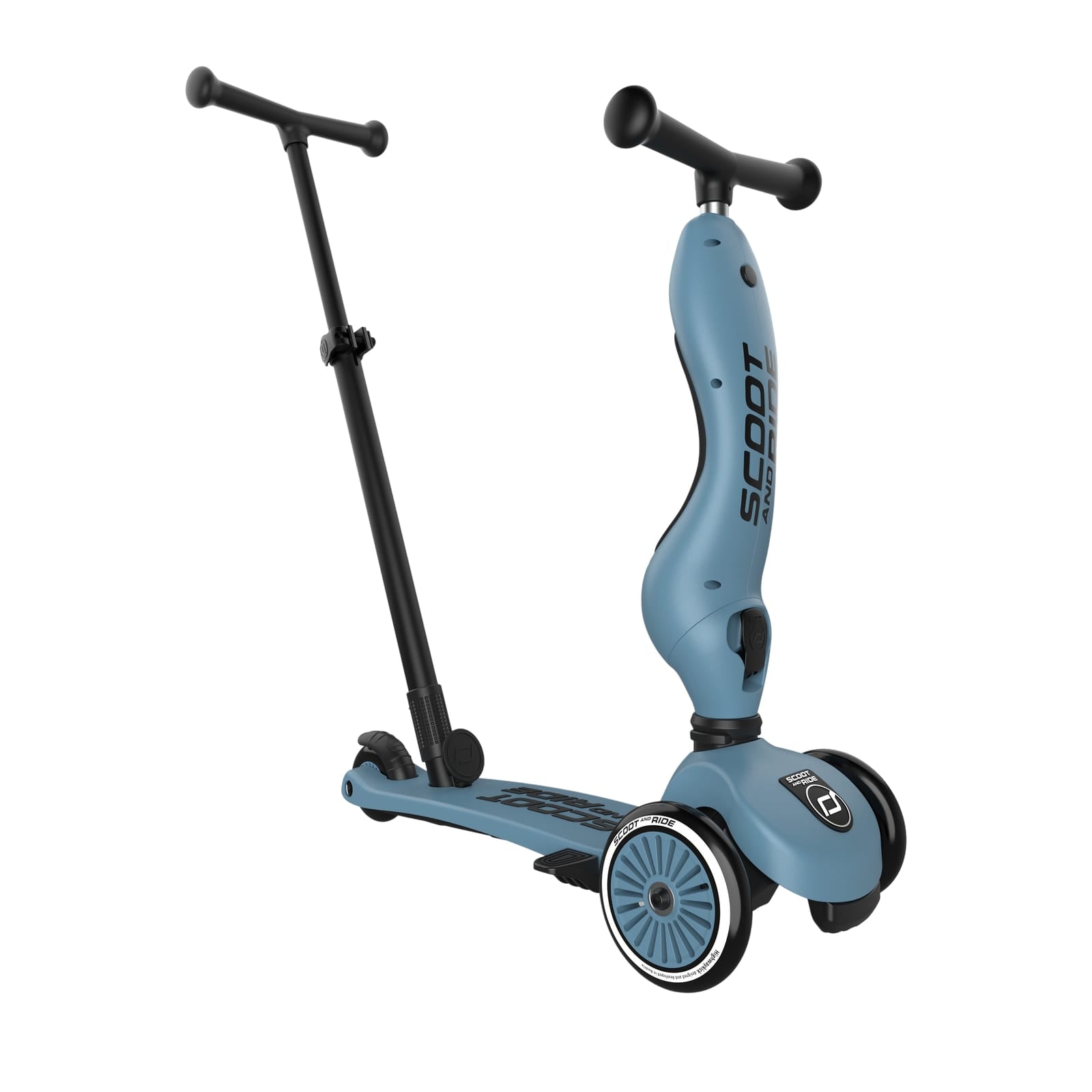 Highwaykick 1 Scooter - Push and Go - Steel
