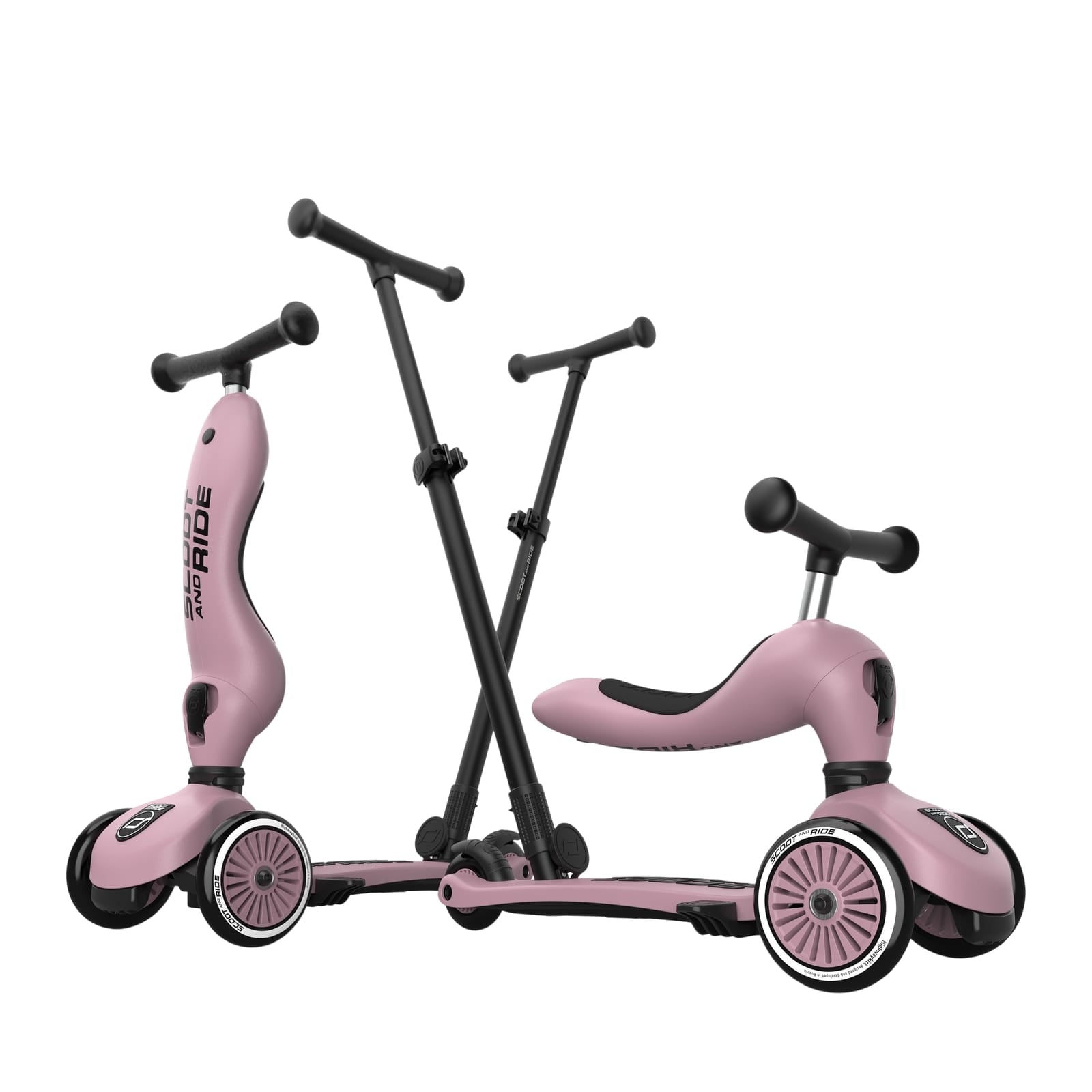 Highwaykick 1 Scooter - Push and Go - Wildberry 