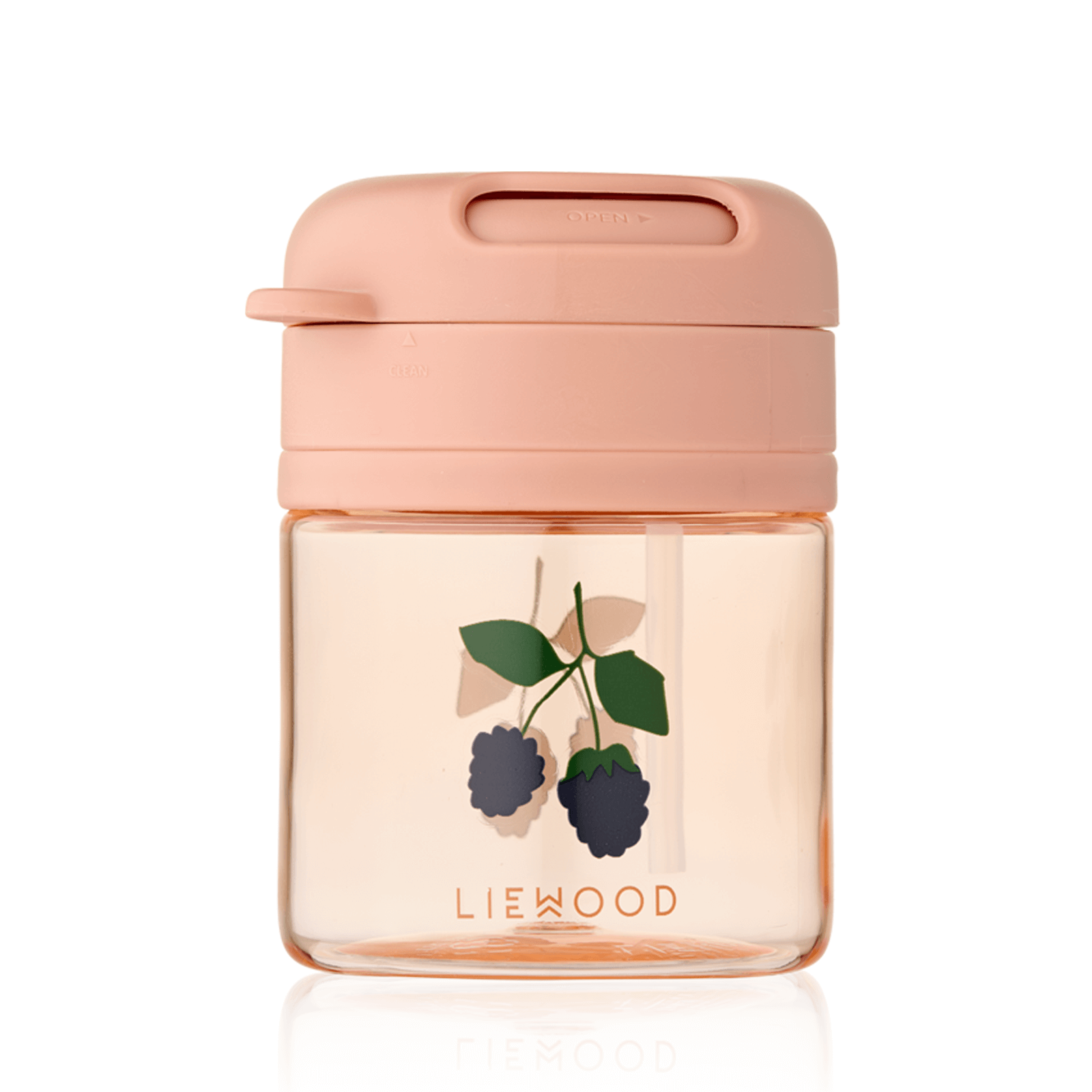Pavia Tritan Straw Cup 280ml - Berry Pale Tuscany