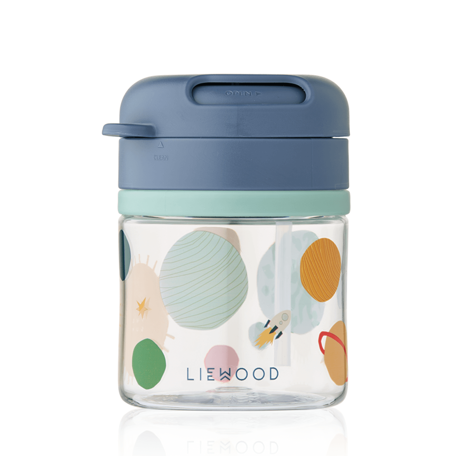 Pavia Tritan Straw Cup 280ml - Universe Classic Navy