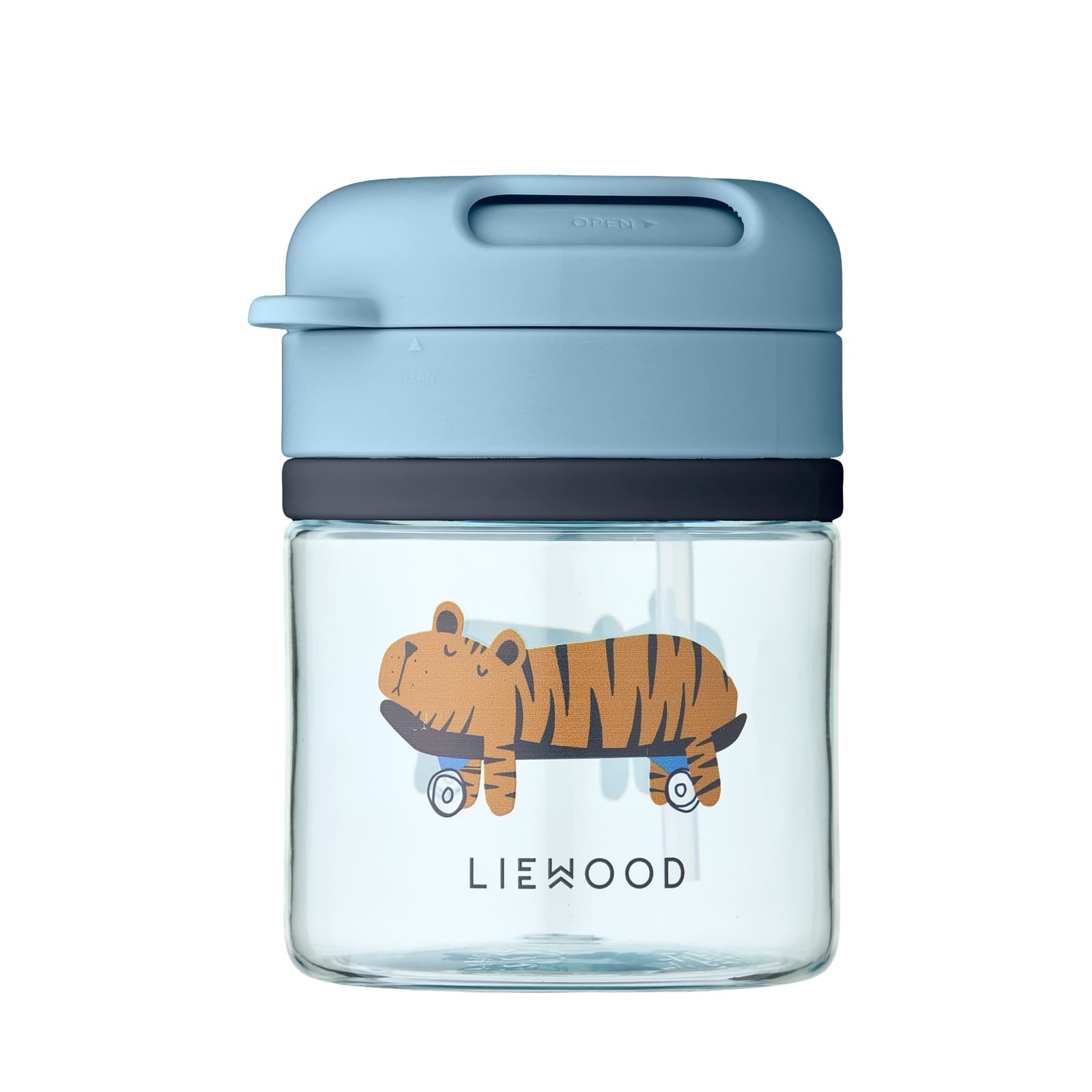 Pavia Tritan Straw Cup 280ml - Fun Beach Blue