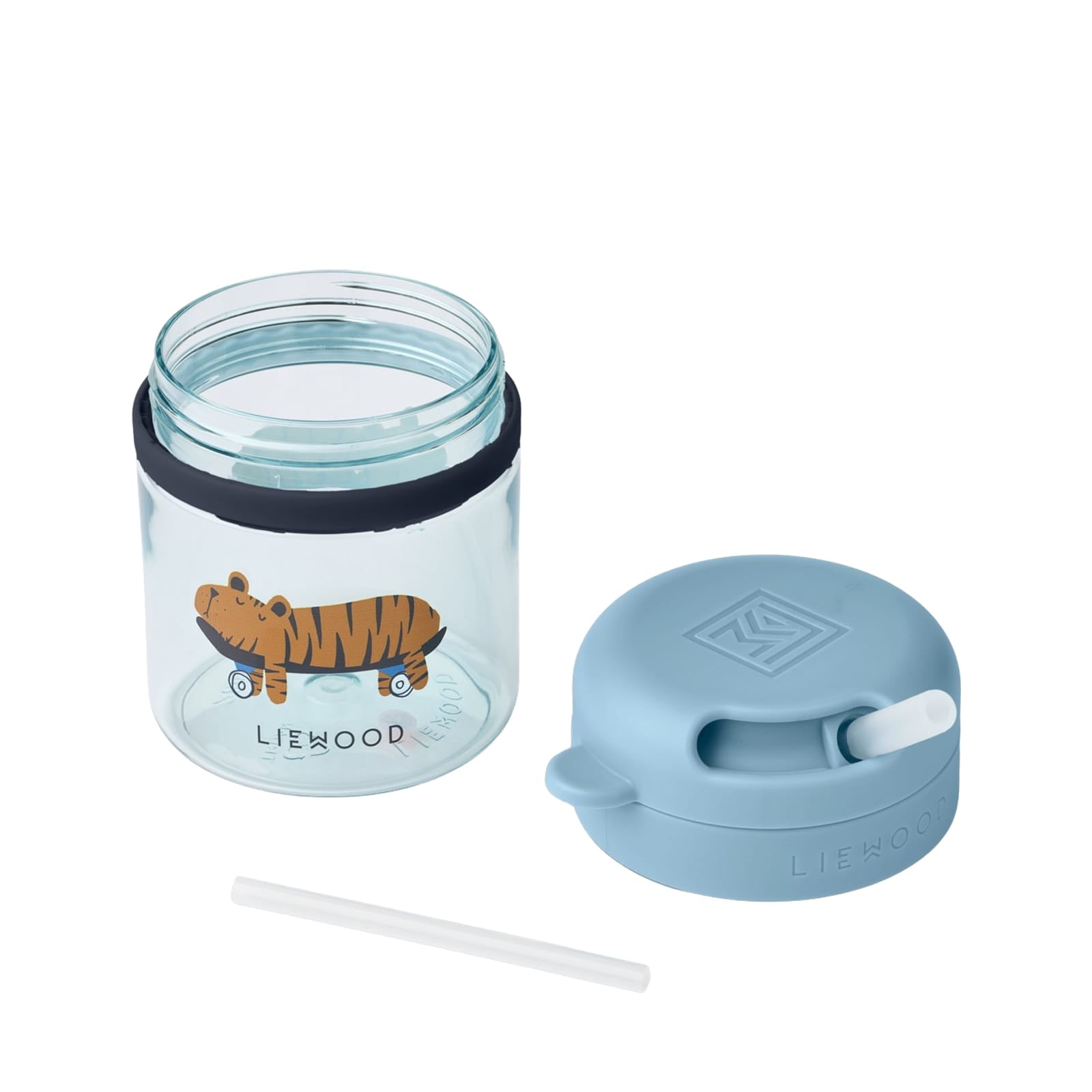 Pavia Tritan Straw Cup 280ml - Fun Beach Blue