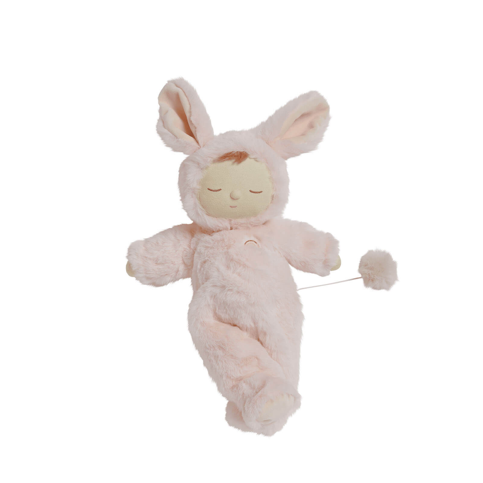 Lullaby Cozy Dinkum Doll - Bunny Moppet Pink
