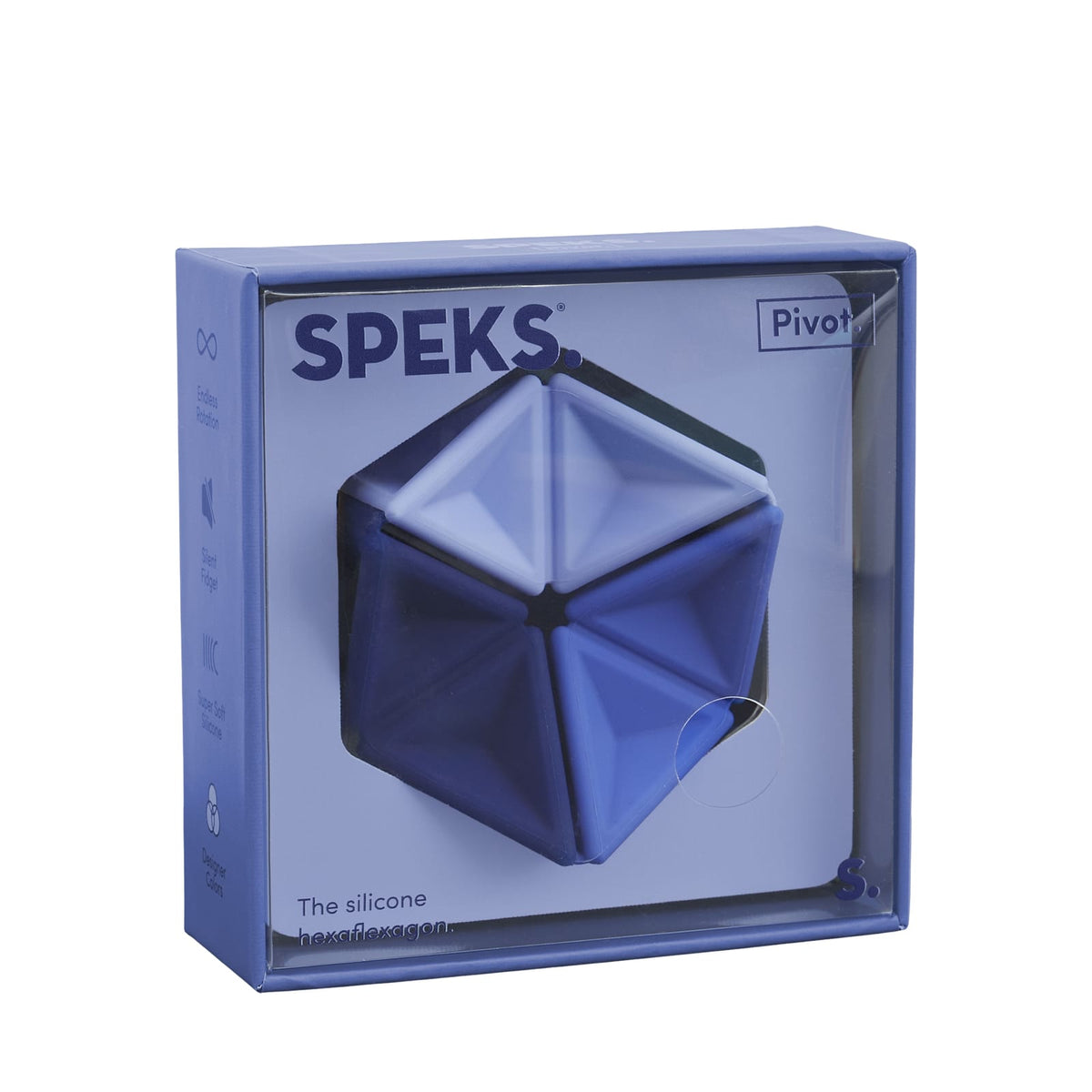 Pivot Silicone Flexagon - Navy
