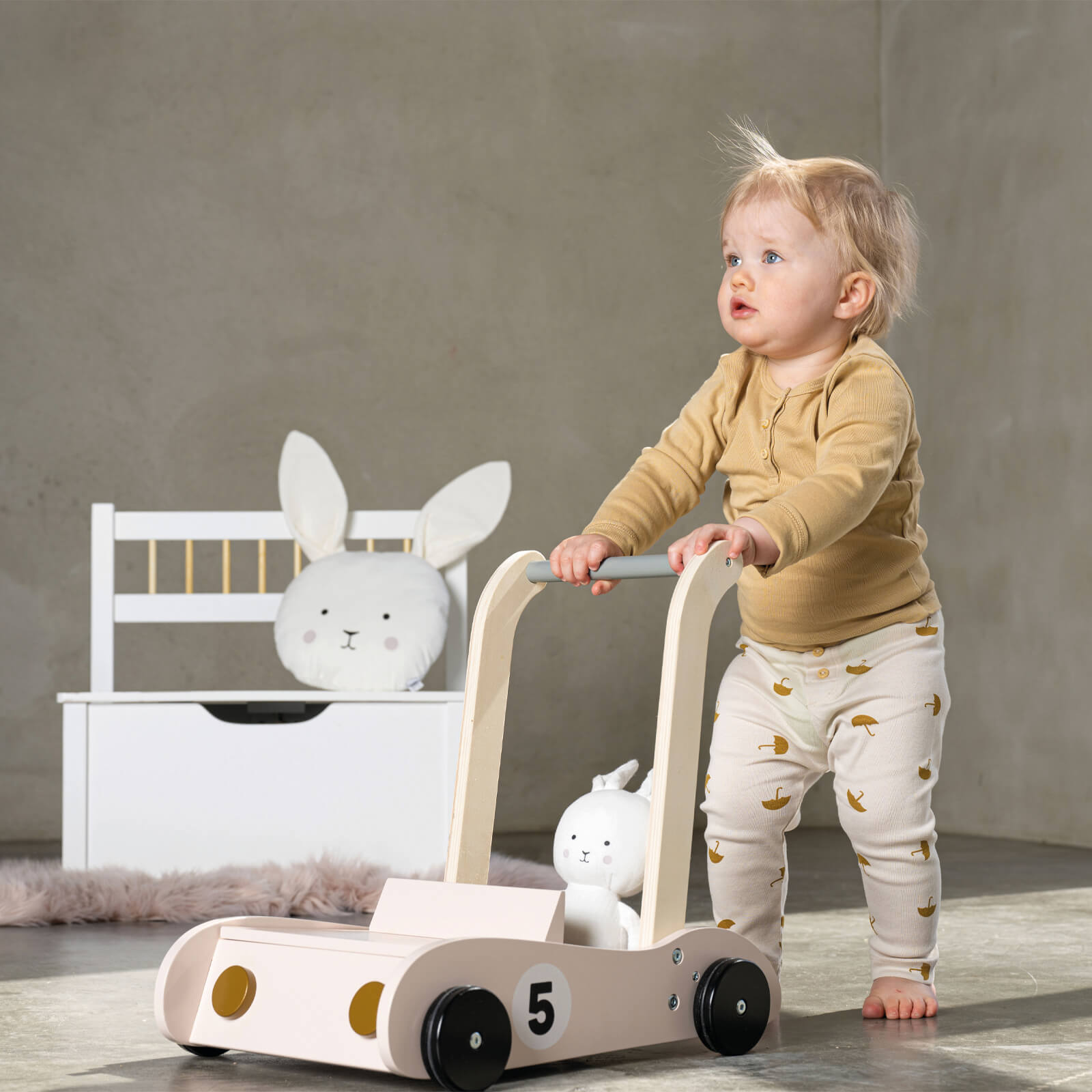 Baby Walker Wagon - Bunny