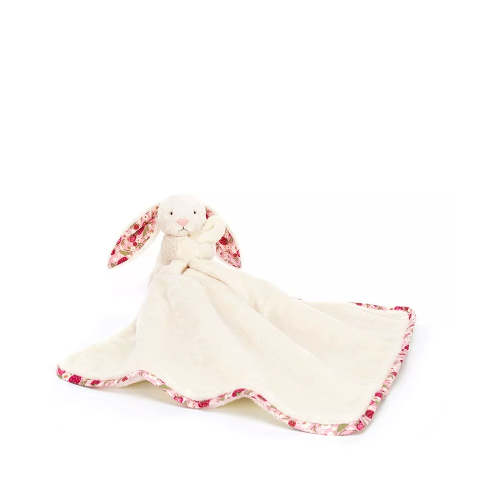 Cream Blossom Bunny Soother - Berry