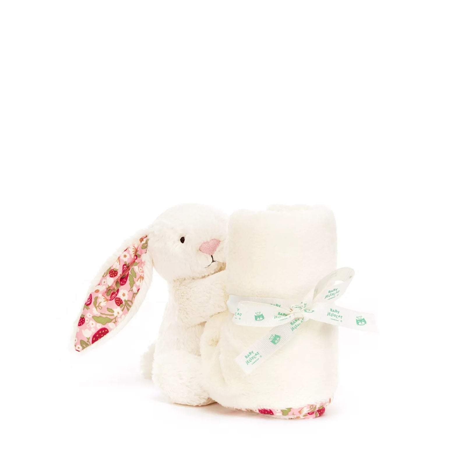 Cream Blossom Bunny Soother - Berry