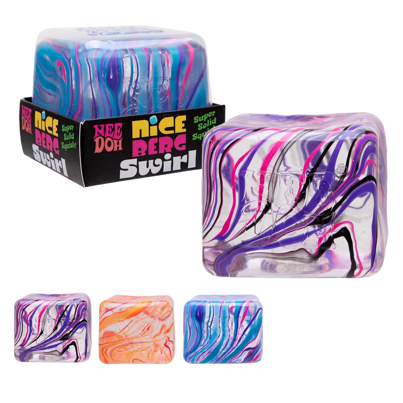 Squishy Fidget Toy - Large Niceberg Swirl
