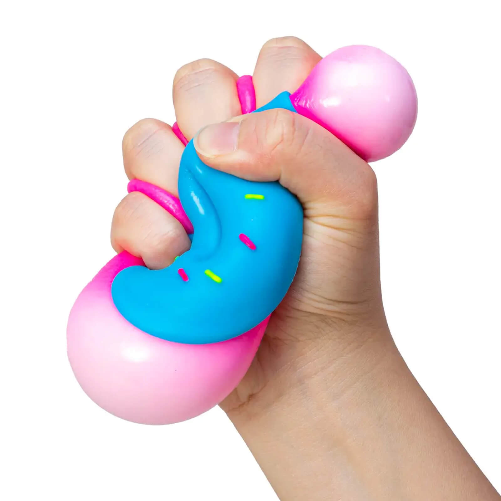 Squishy Fidget Toy - Coloured Donut