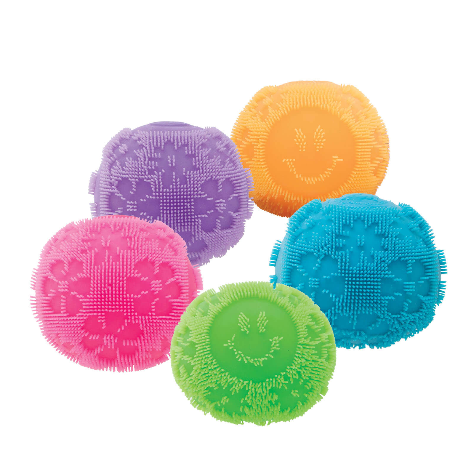 Squishy Stress Ball - Fuzz Ball Flower Power