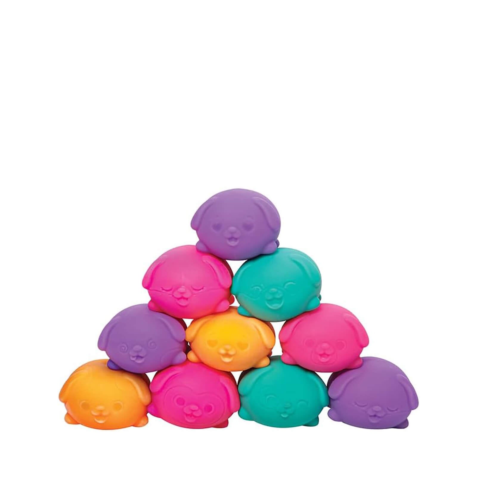 Squishy Fidget Toy - Teenie Funky Pups - Set of 3