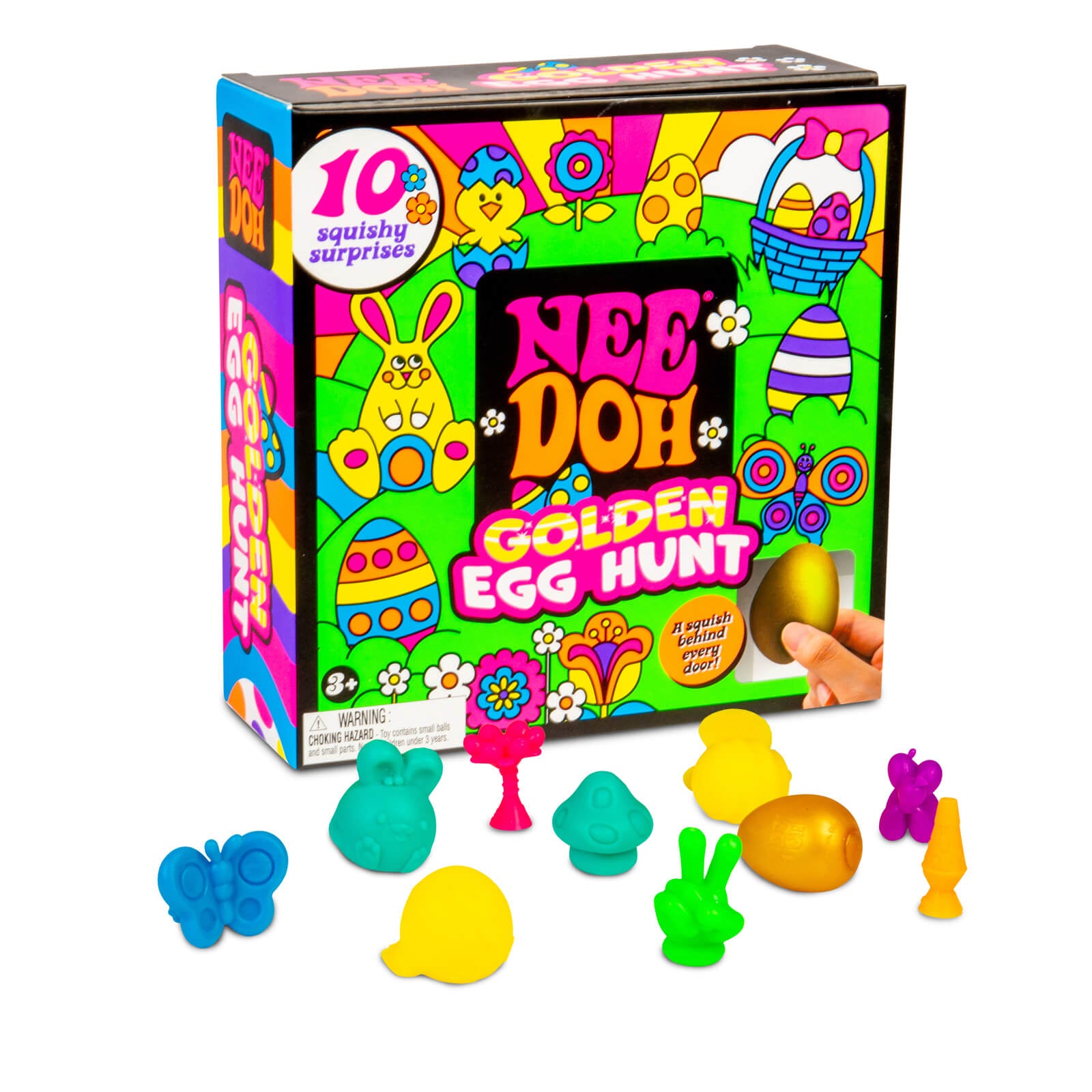 Golden Egg Hunt Fidget Set - 10 Squishy Surprises